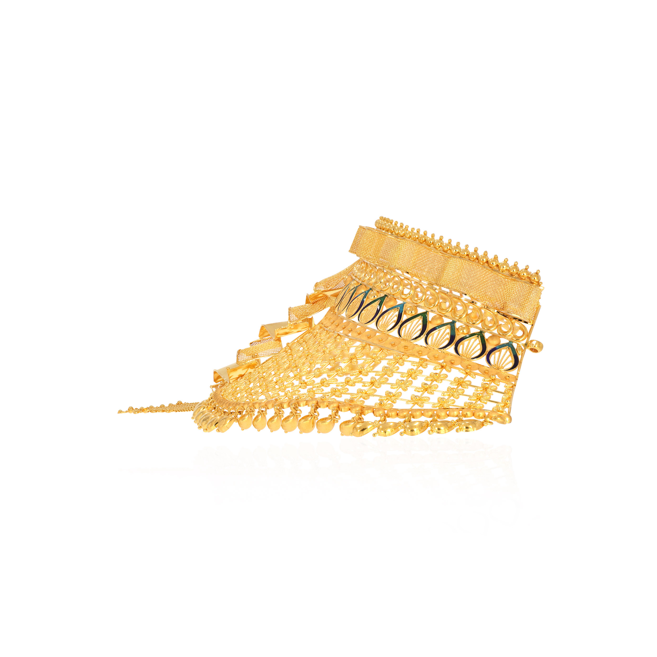 Imperial Grace Gold Choker Necklace - Senco Gold and Diamonds