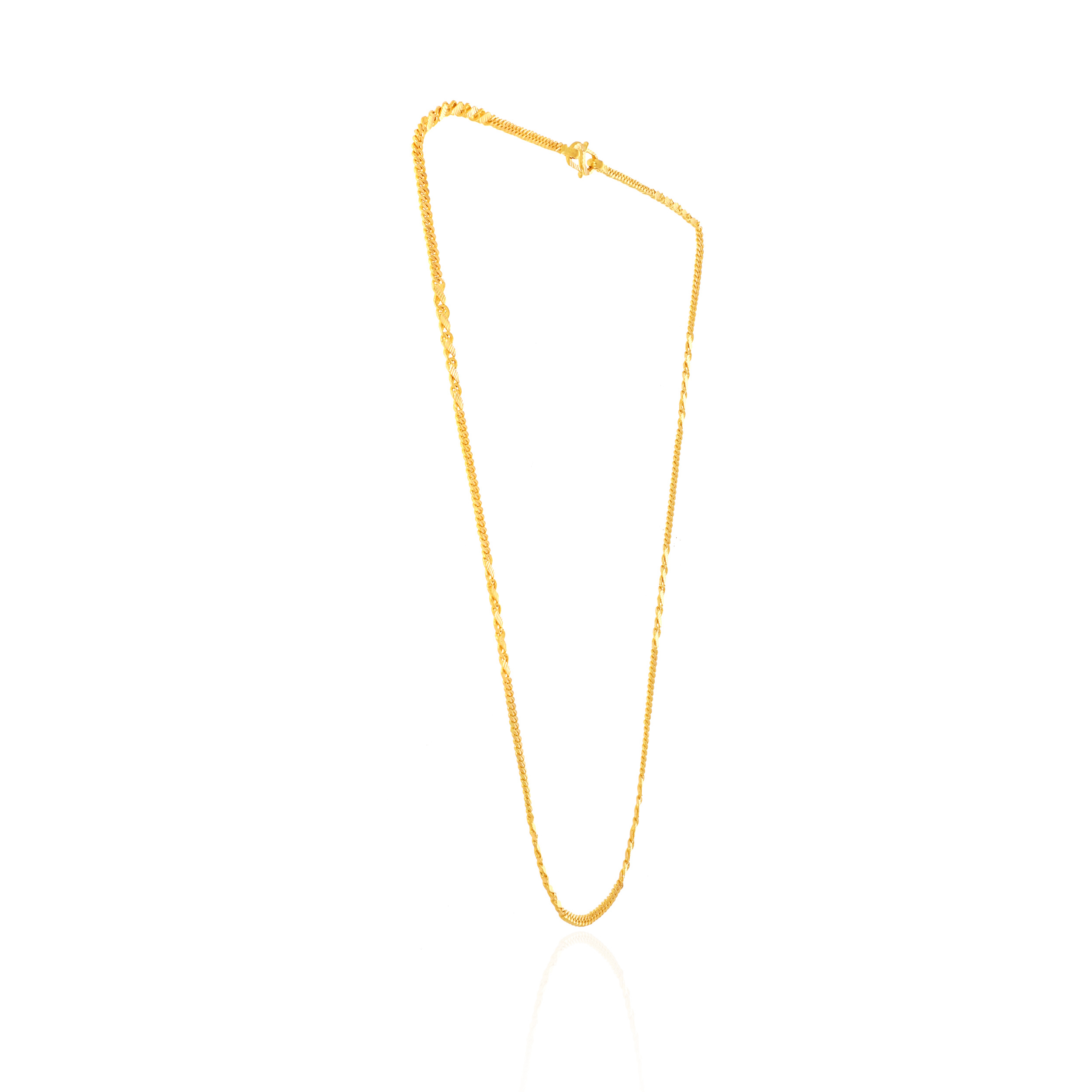 22K Yellow Gold Unisex Chain-GC-D000557856 - Senco Gold and Diamonds