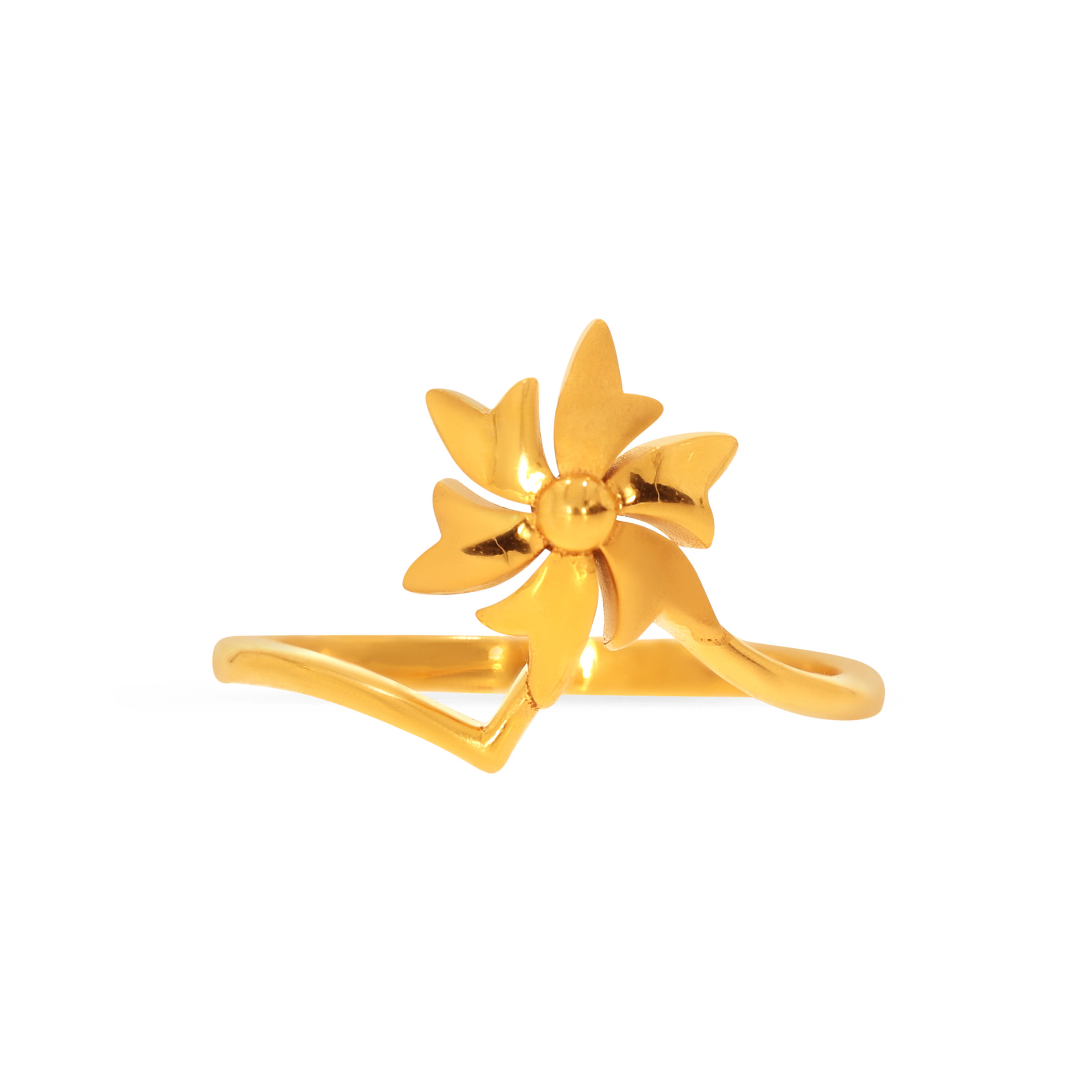 22K Yellow Gold Ring-GLR-SAD0005737 - Senco Gold and Diamonds