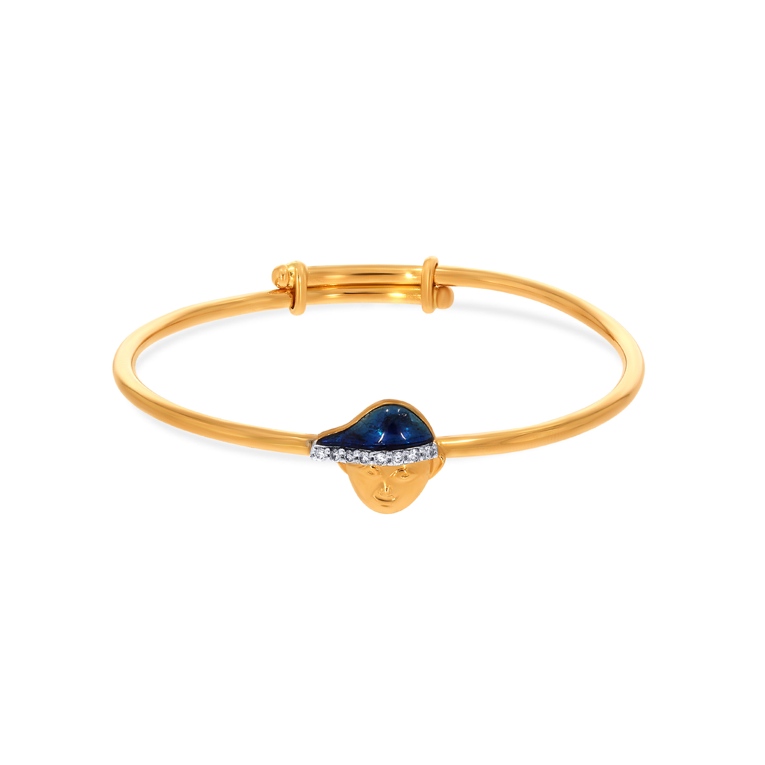 18K Yellow Gold Kids Diamond Bracelet-DBR-D000790458 - Senco Gold and Diamonds