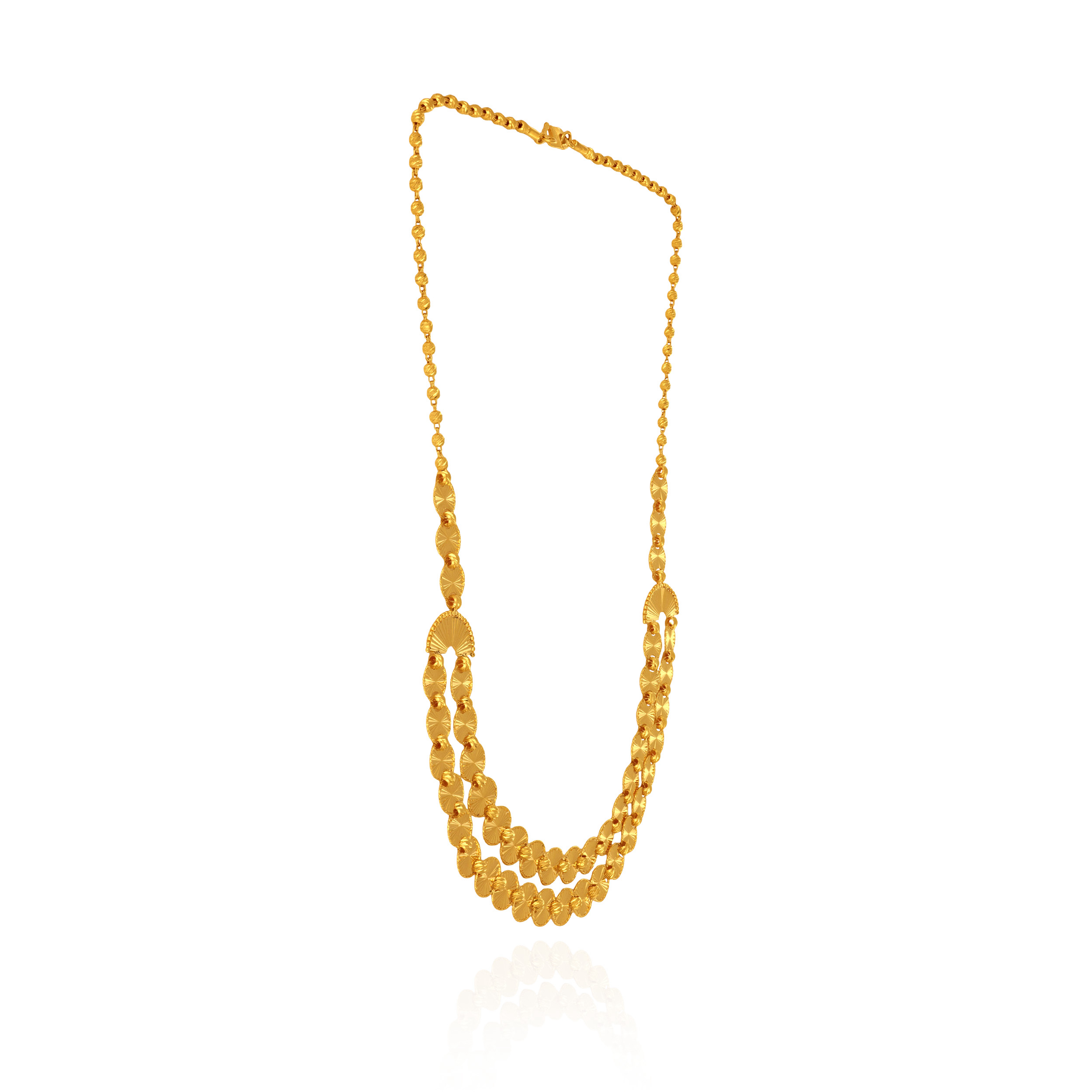 Sunbeam Disc Gold Chain - Senco Gold and Diamonds