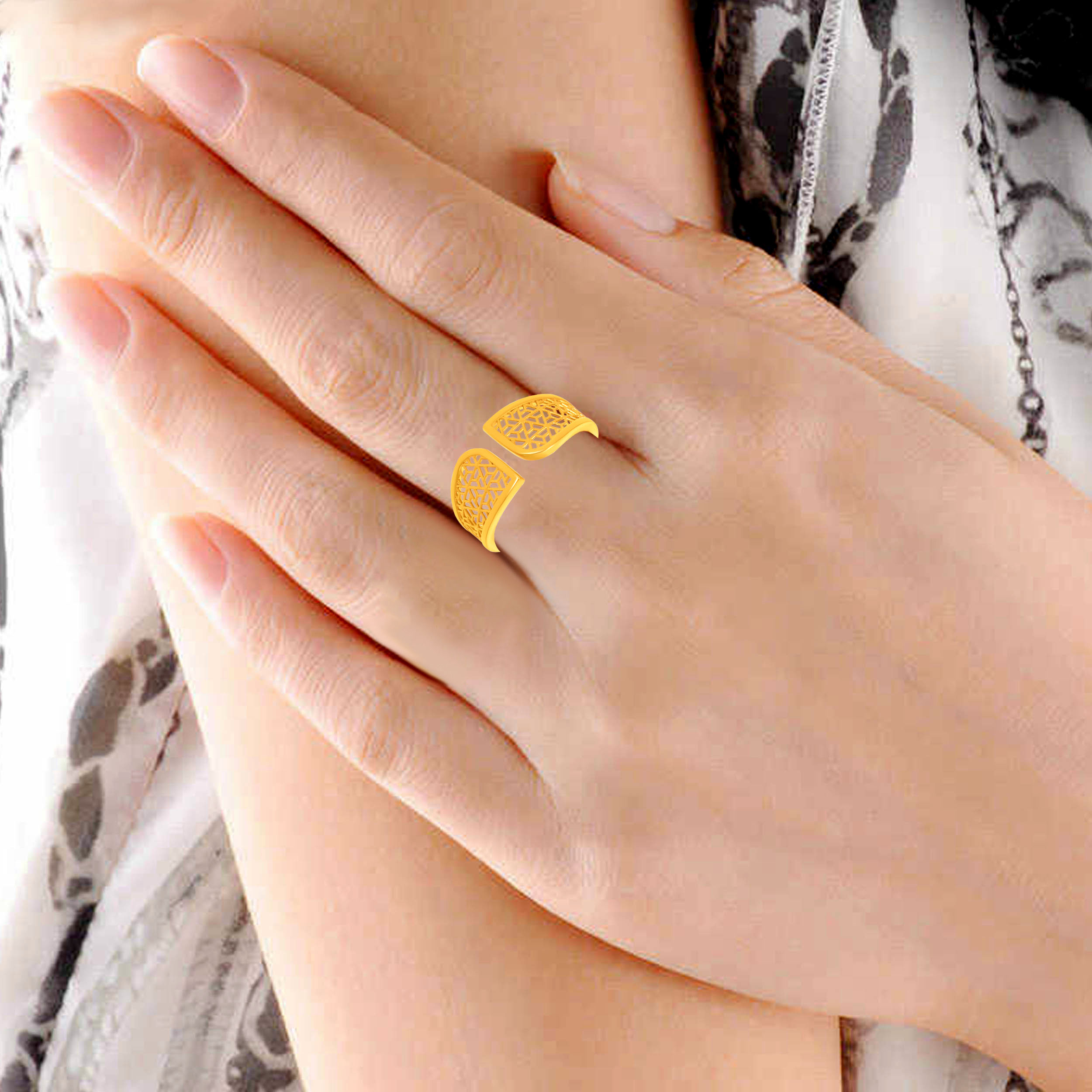22K Yellow Gold Ring-GLR-SAD0005452 - Senco Gold and Diamonds