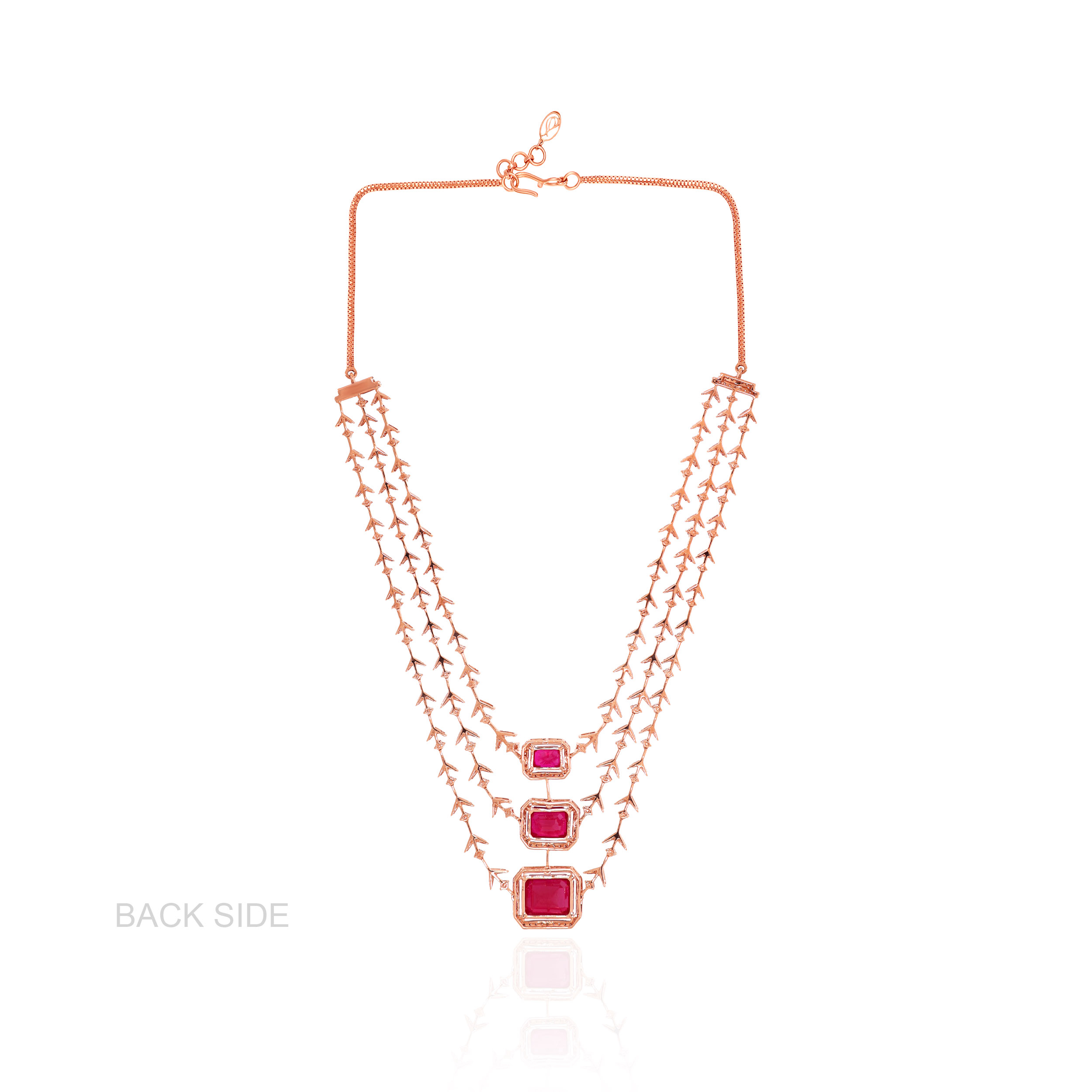 Trilara Scarlet Diamond Layered Necklace - Senco Gold and Diamonds