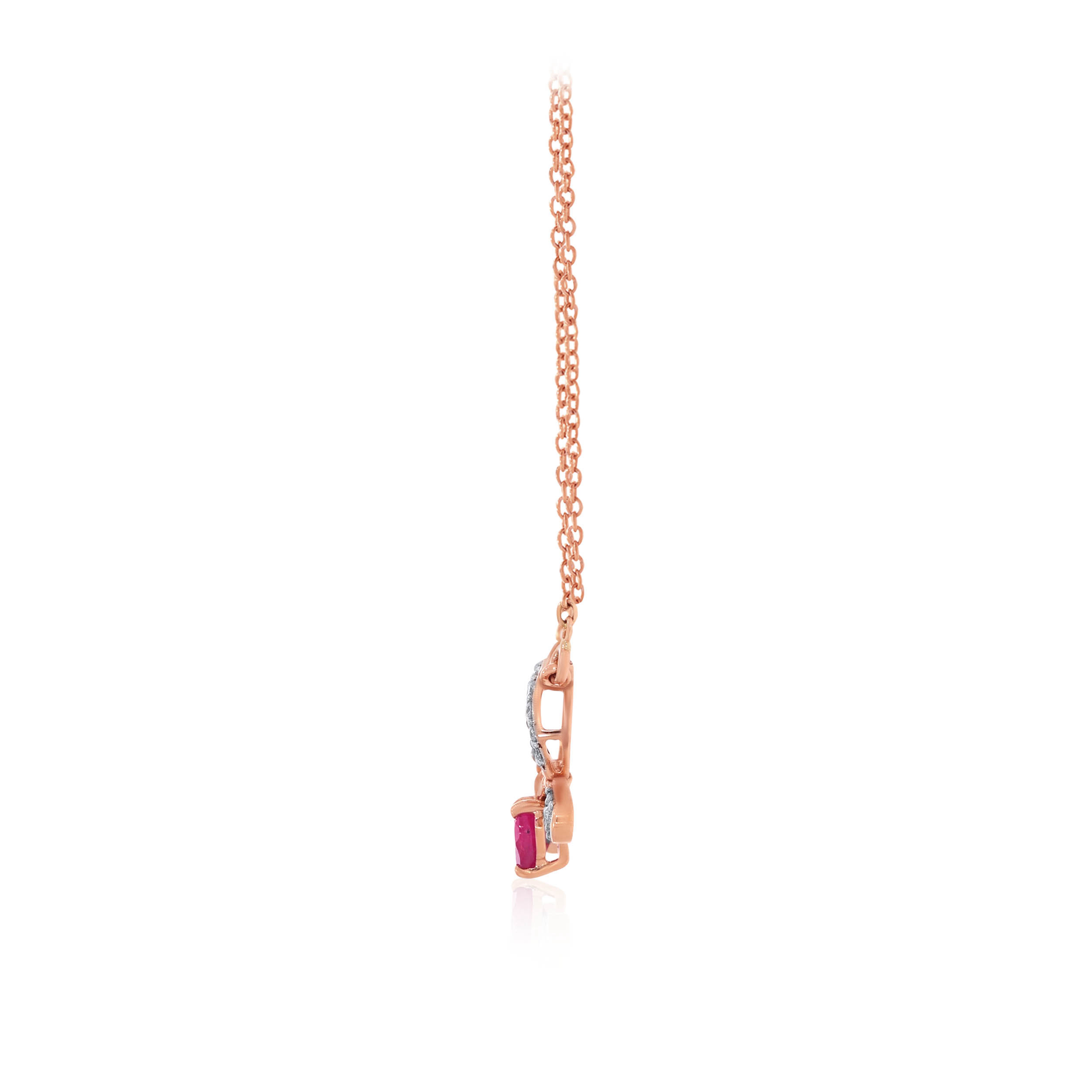 Key of Love Diamond Chain Pendant - Senco Gold and Diamonds