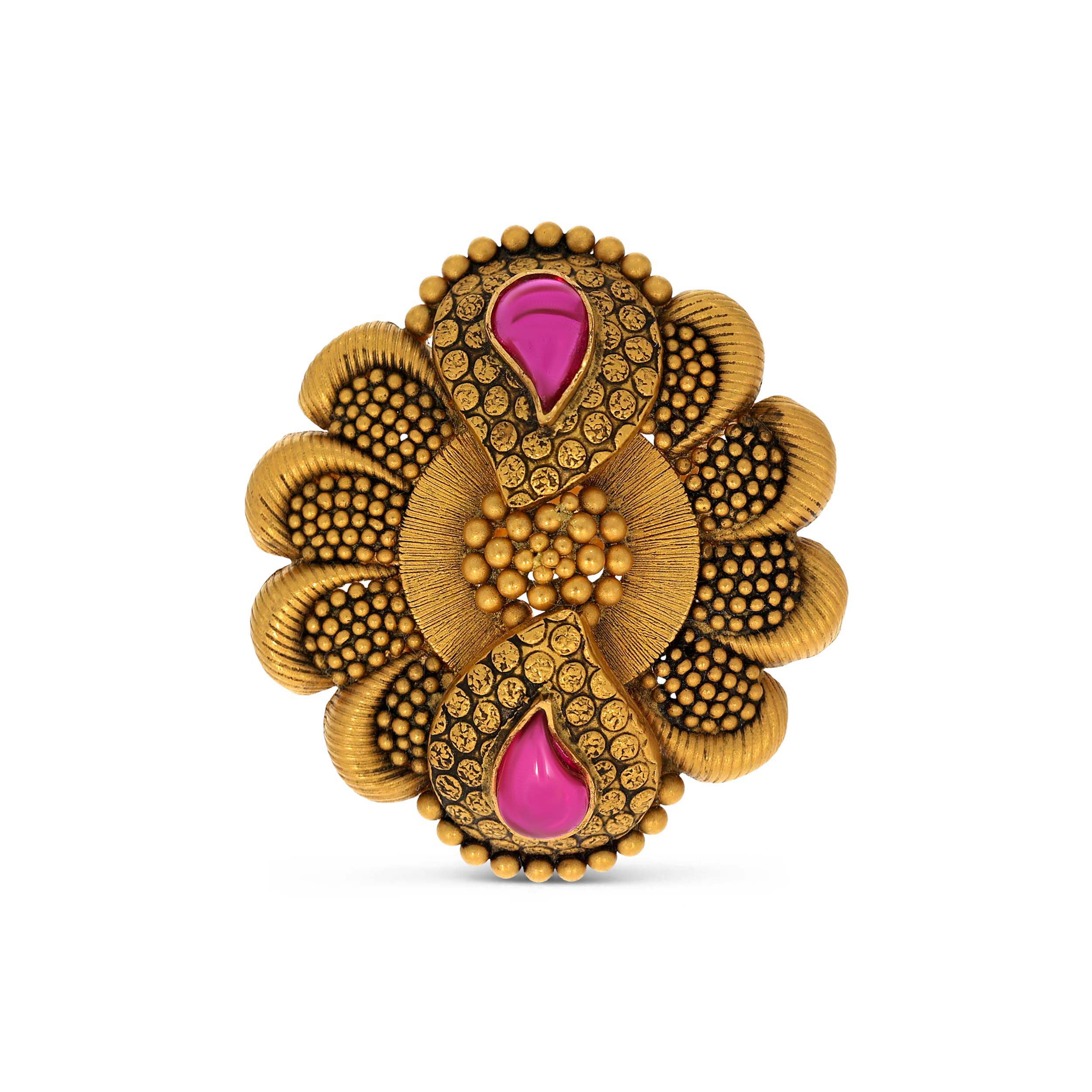 Floral Glory Gold Ring - Senco Gold and Diamonds