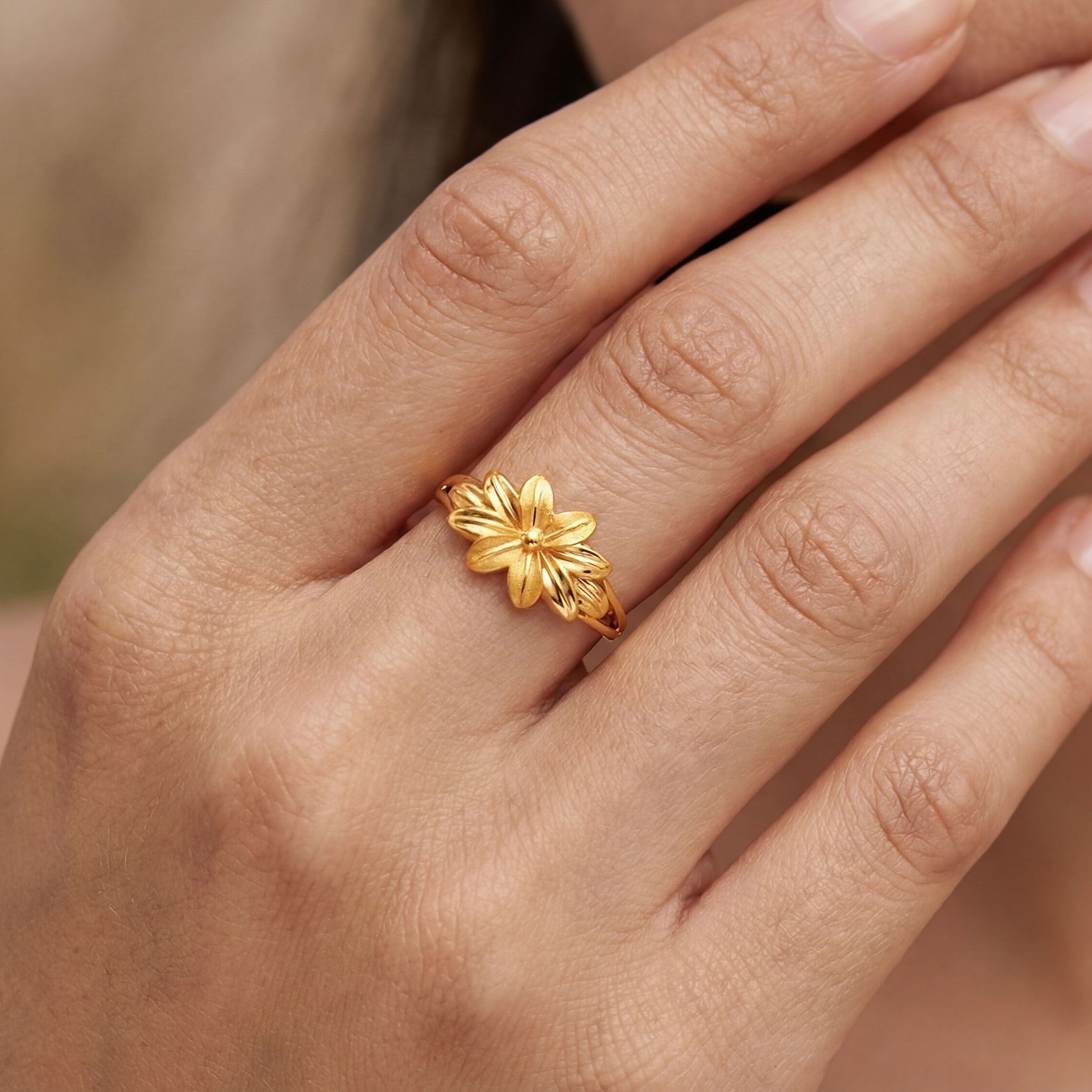 Blossom Breeze Gold Ring alternate view 3