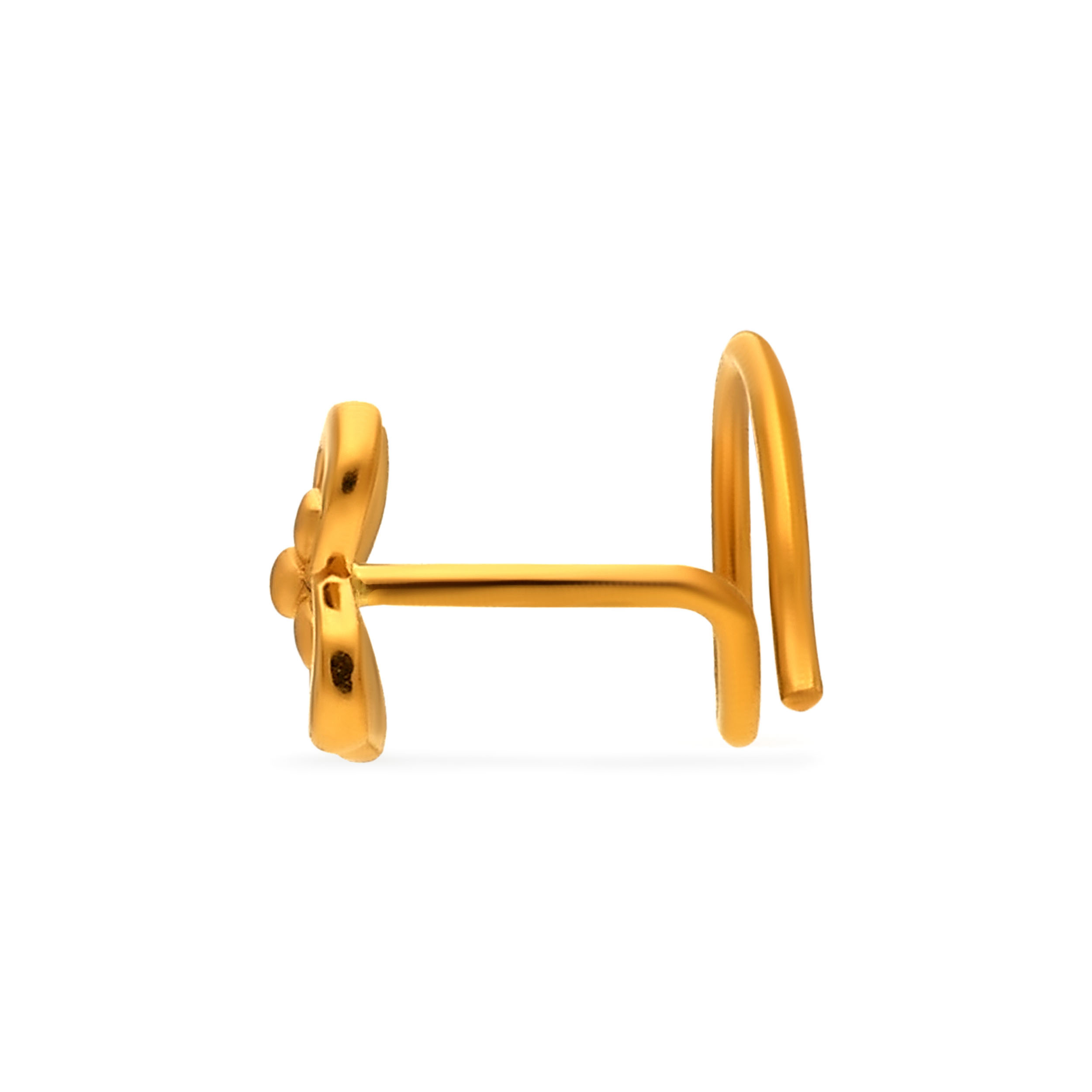 Eternal Petal Gold Nose Pin - Senco Gold and Diamonds
