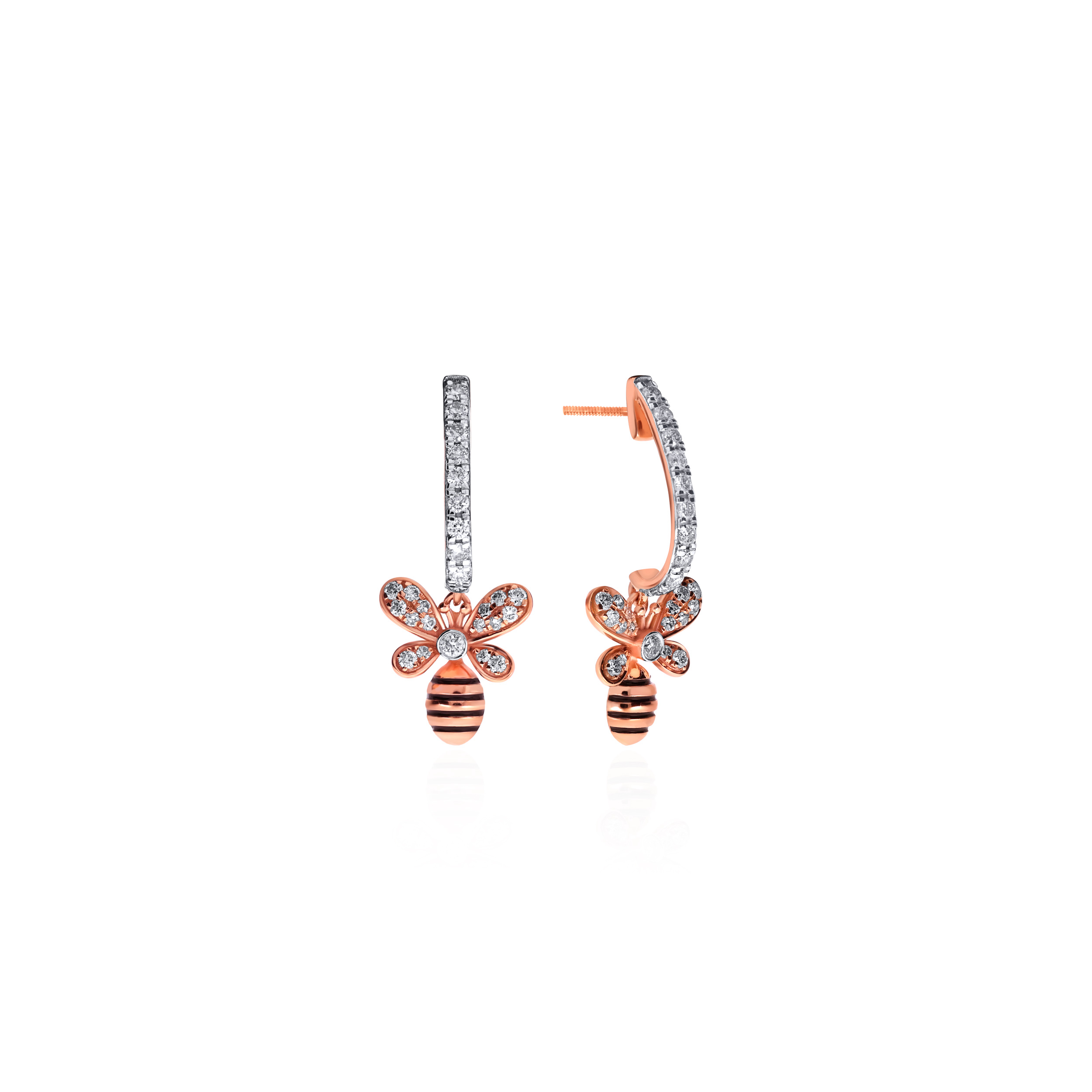 Dangling Sweetness Diamond Drop Earrings - Senco Gold and Diamonds