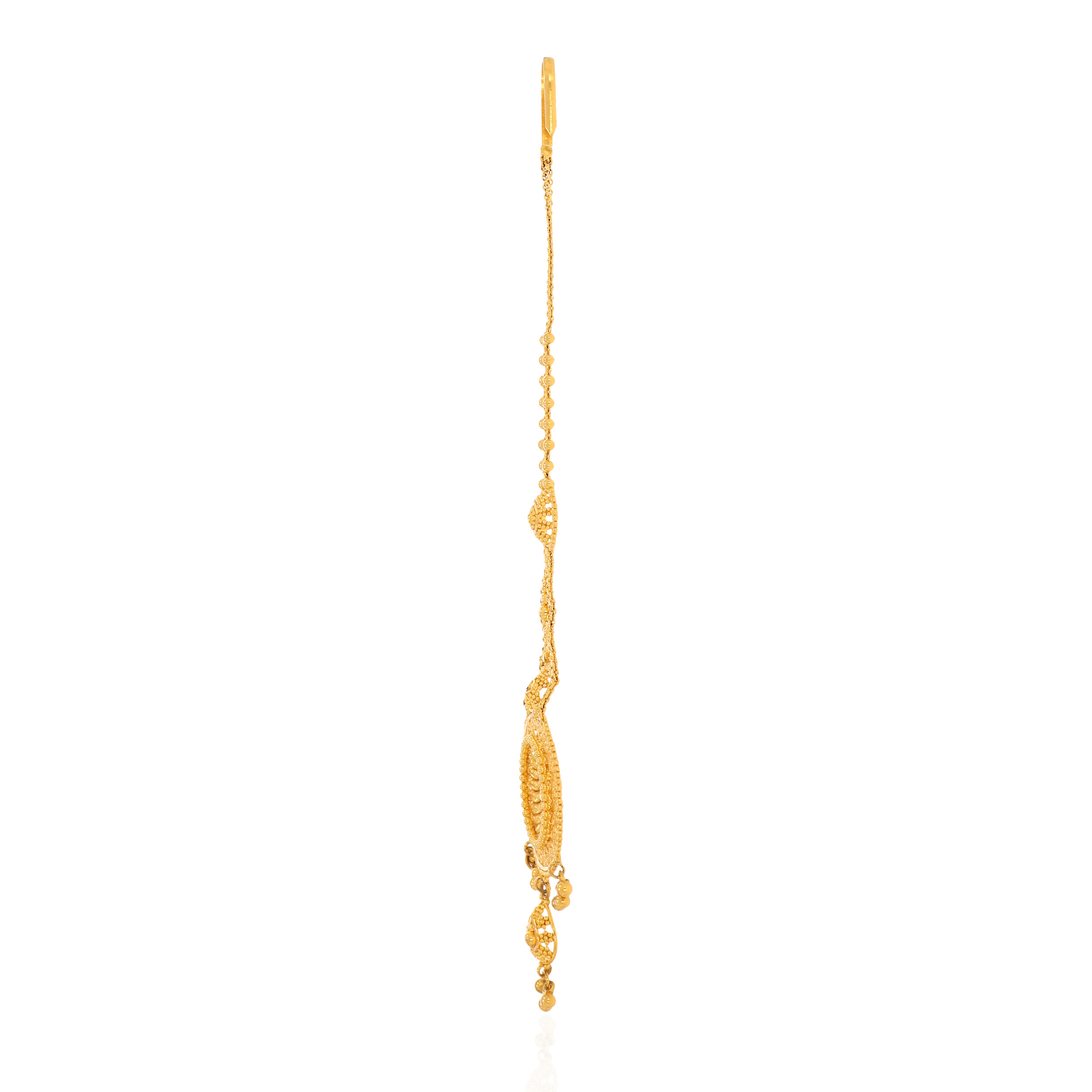 Ethnic Halo Gold Maang Tikka - Senco Gold and Diamonds