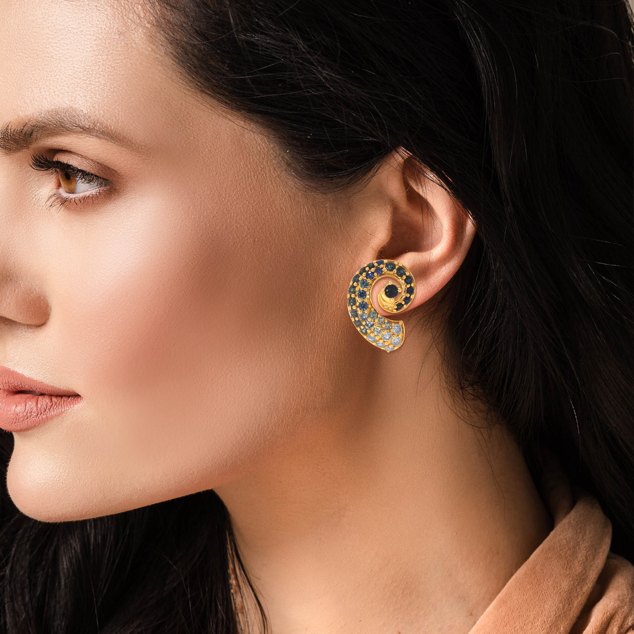 Ocean's Whispers Diamond Earrings - Senco Gold and Diamonds
