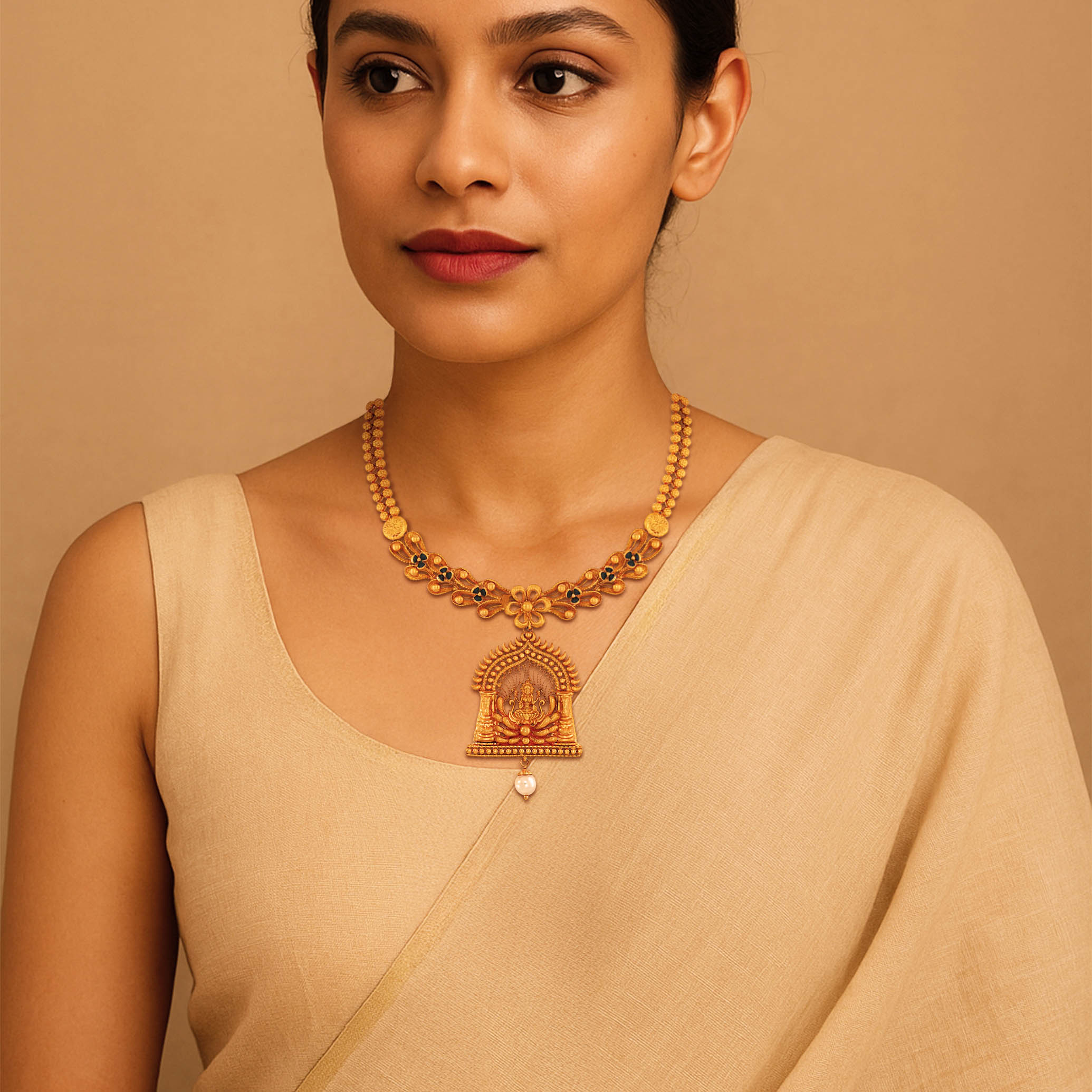 Ornate Reverence Gold Necklace - Senco Gold and Diamonds