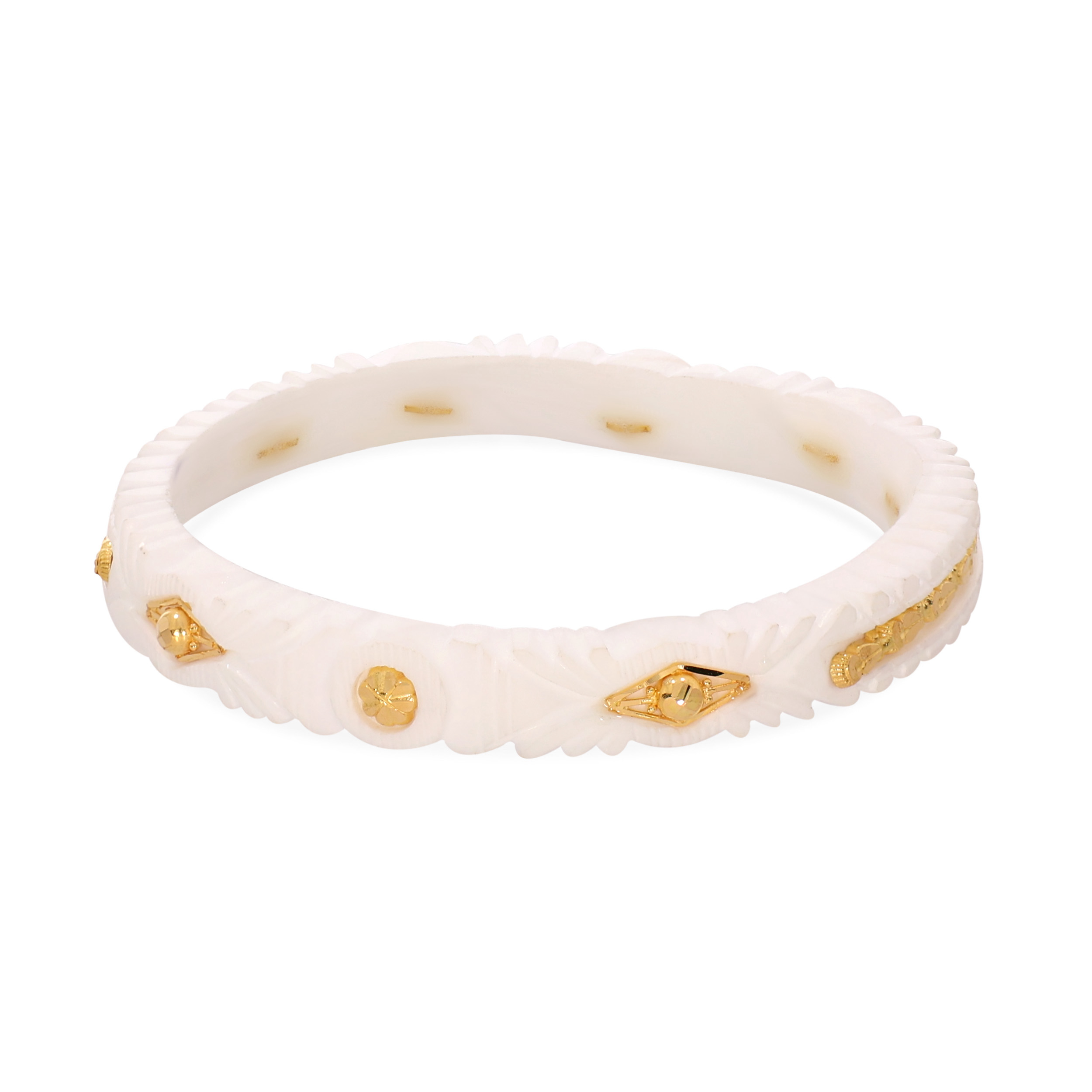 Auspicious Gold Sankha Bangle - Senco Gold and Diamonds