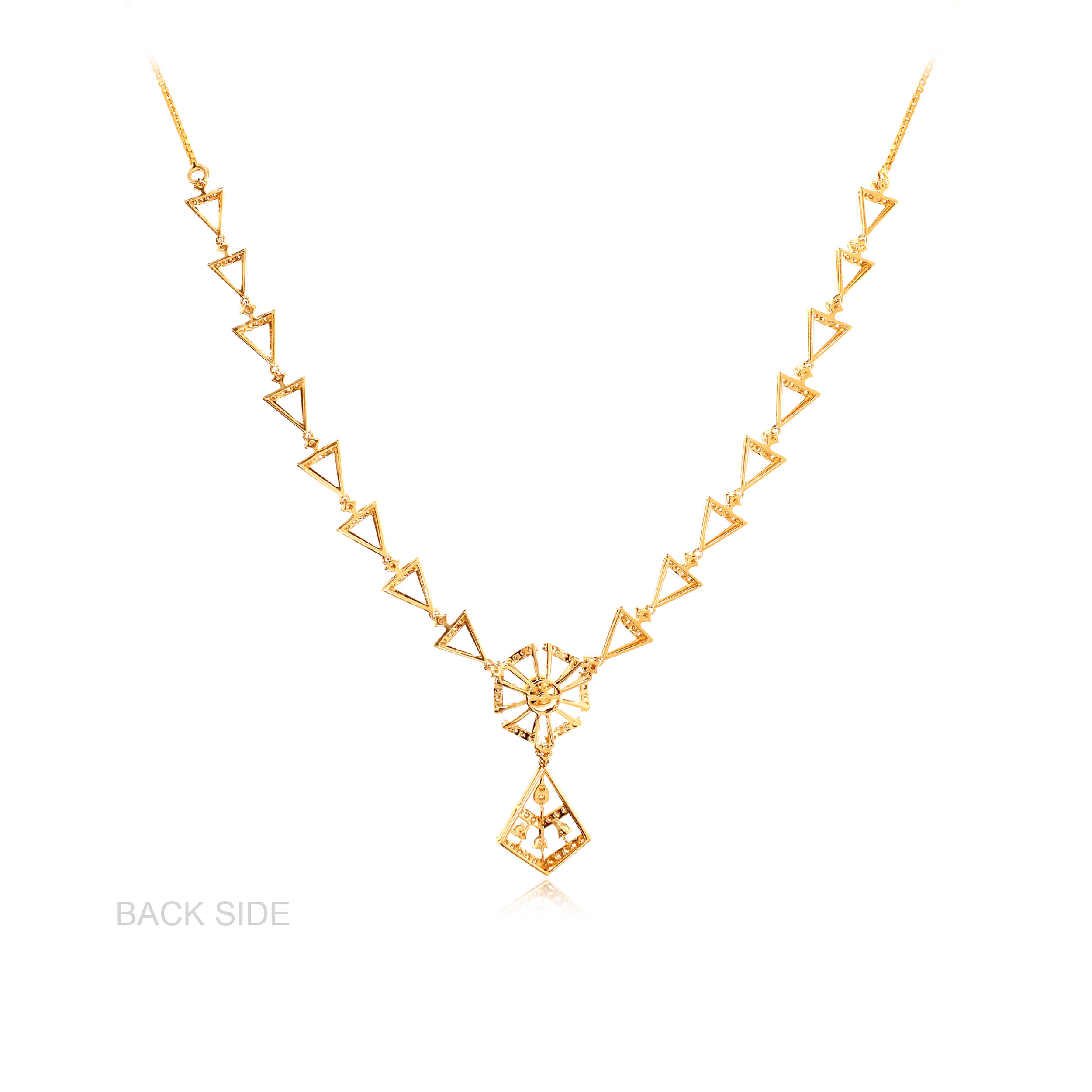 Prismatic Splendour Diamond Necklace - Senco Gold and Diamonds