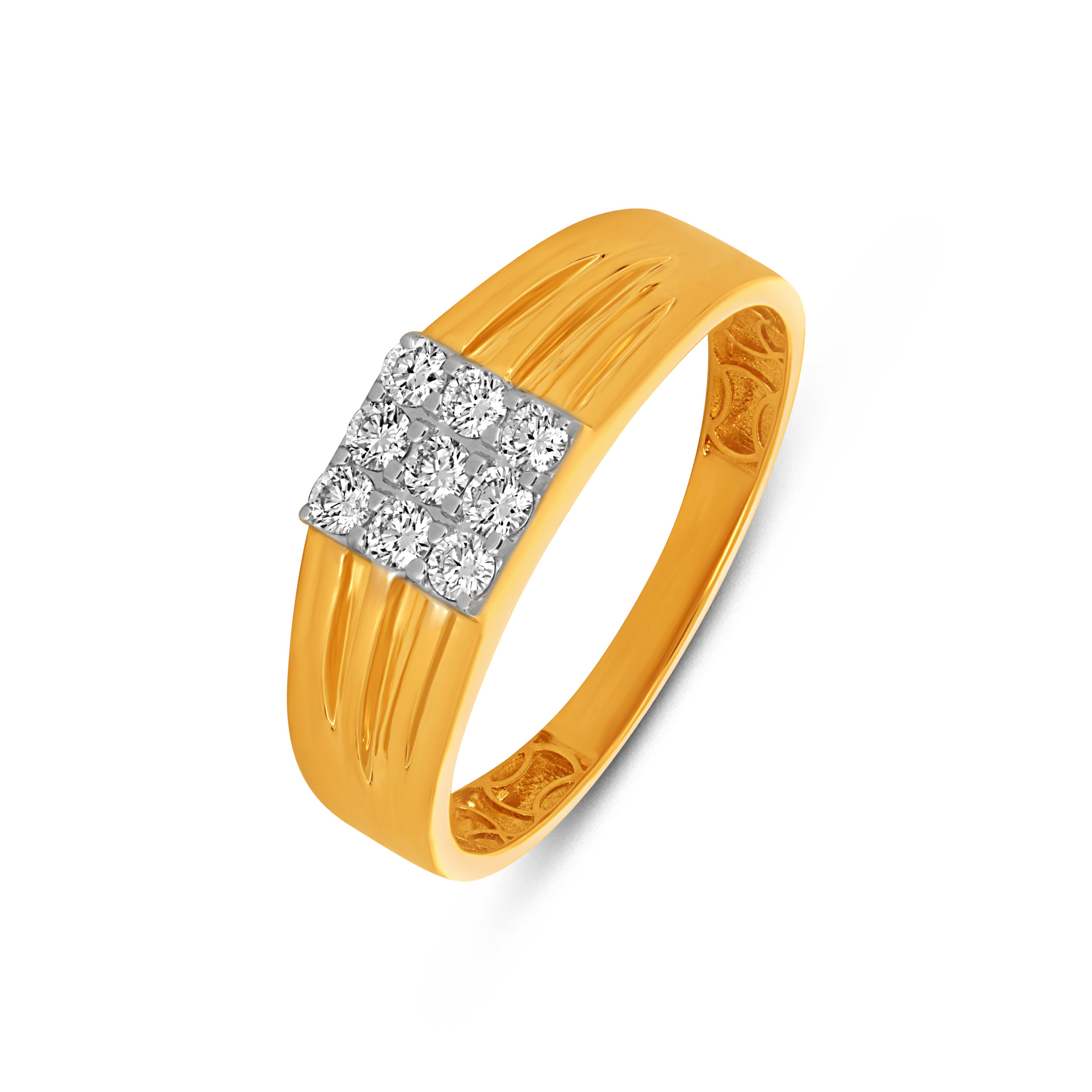 Torque Square Men’s Diamond Ring - Senco Gold and Diamonds