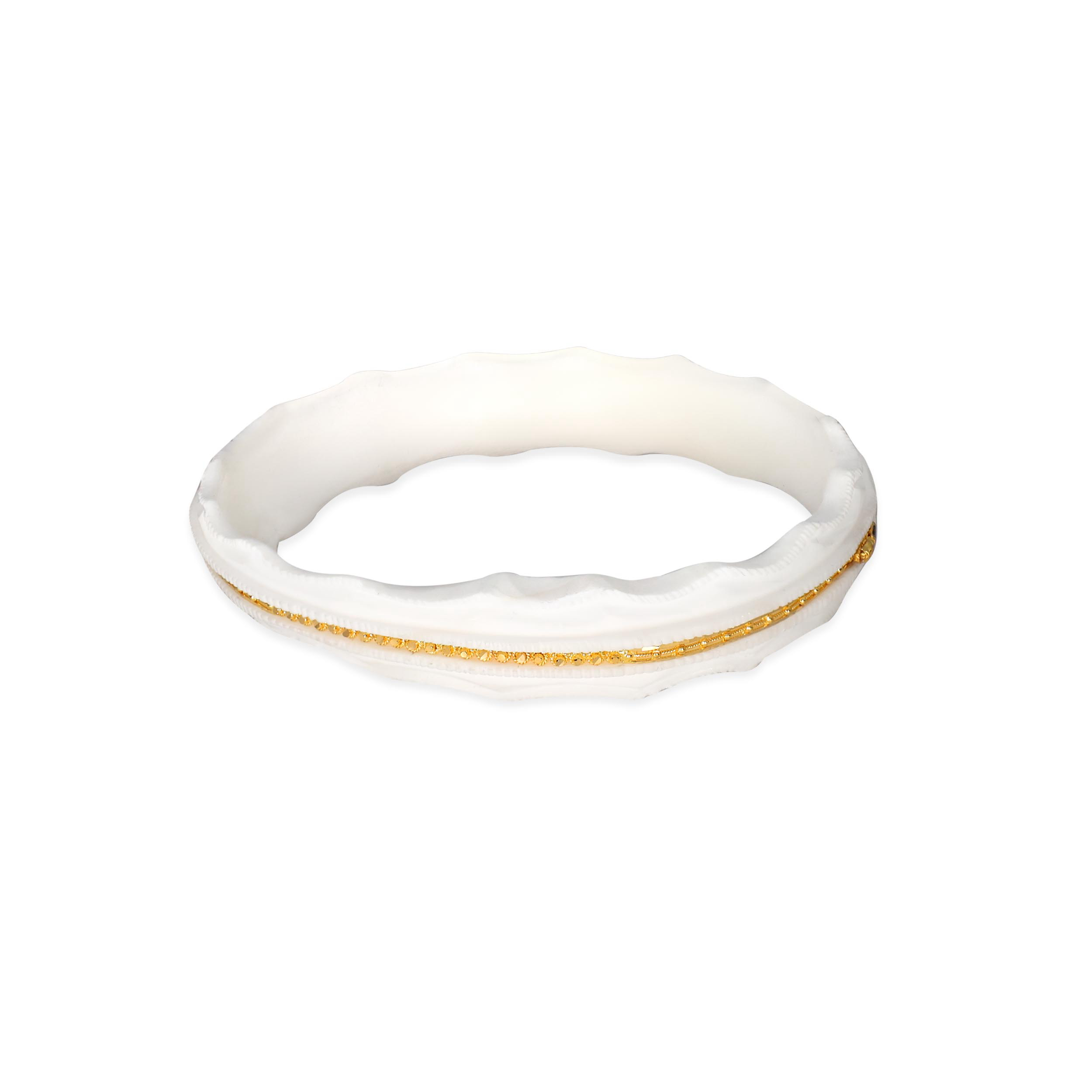 Serene Flow Gold Sankha  - Senco Gold and Diamonds