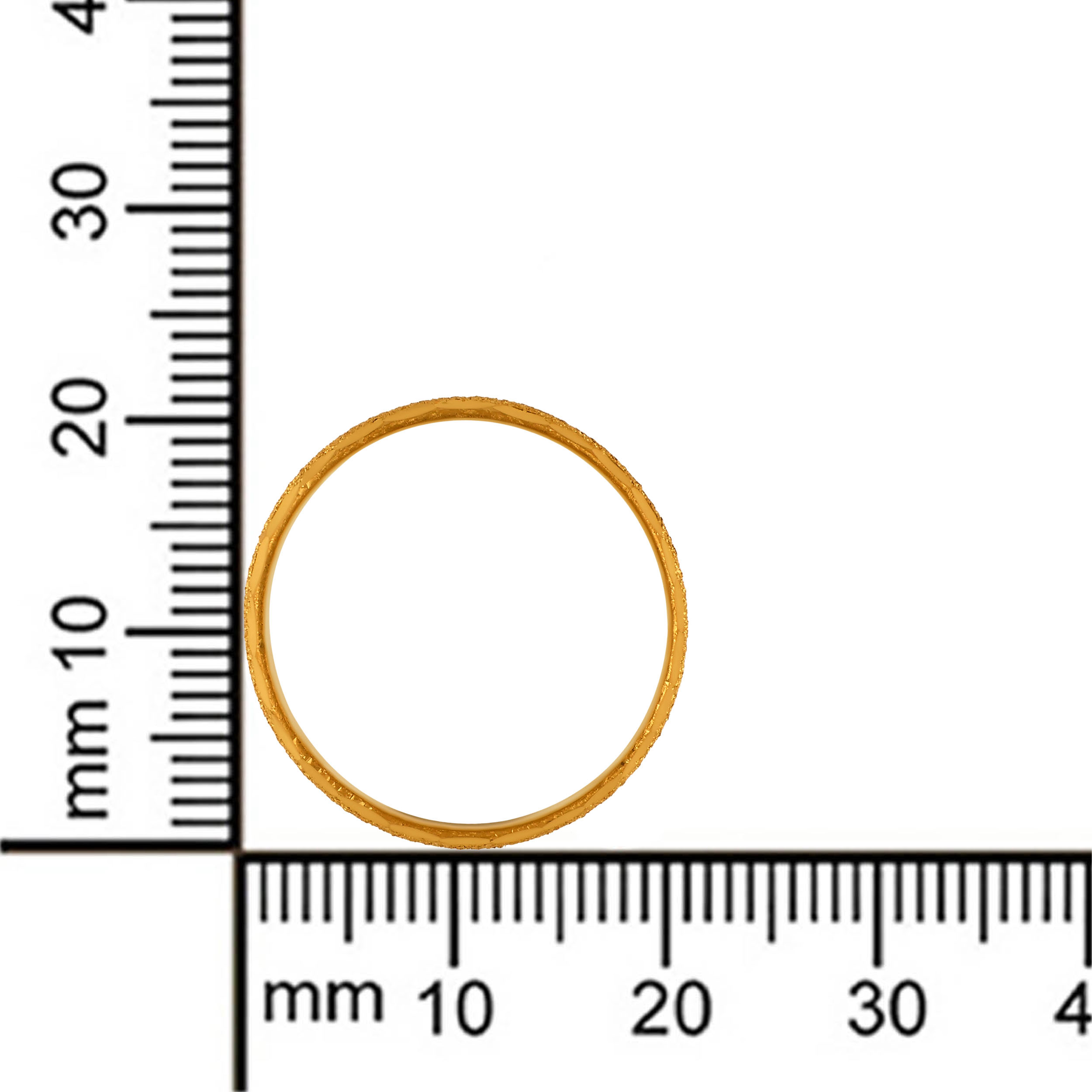 Twin Textured Men's Gold Band - Senco Gold and Diamonds