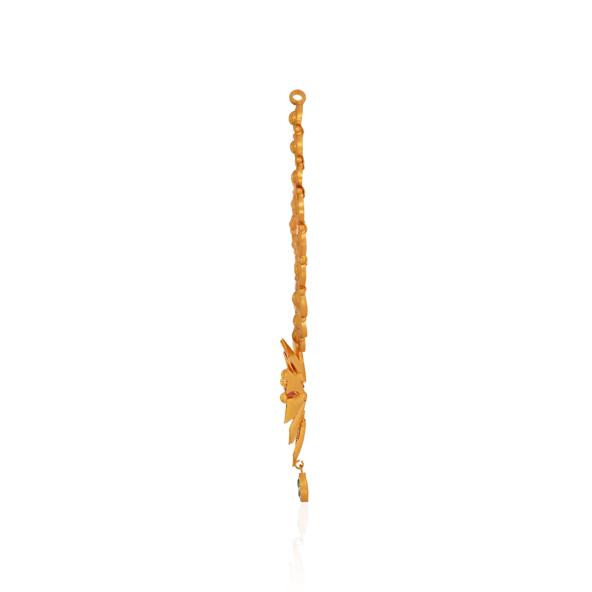 22K Yellow Gold Antique Kundan Necklace-GN-D000779660 - Senco Gold and Diamonds
