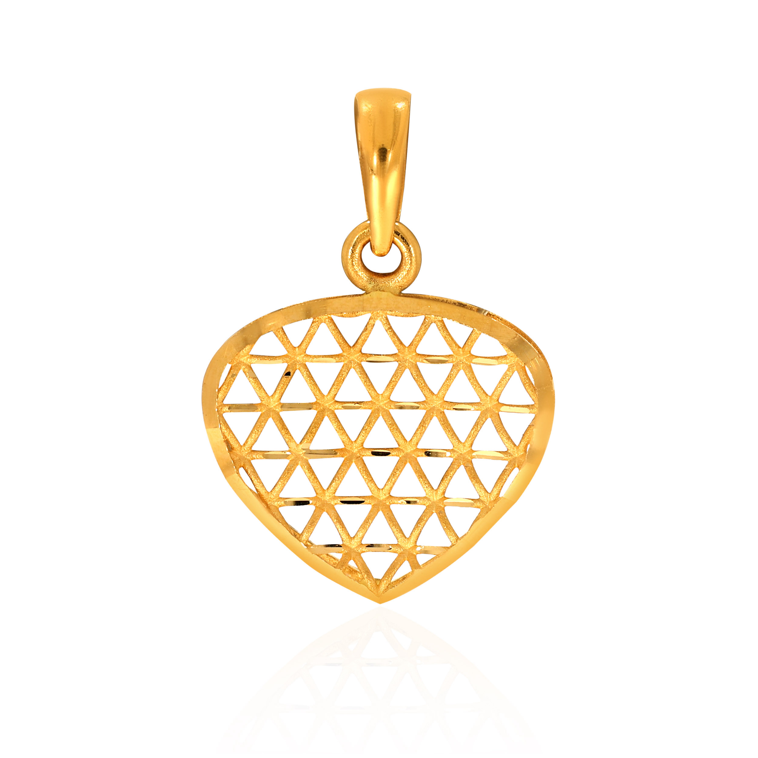 Creative Craft Gold Pendant - Senco Gold and Diamonds