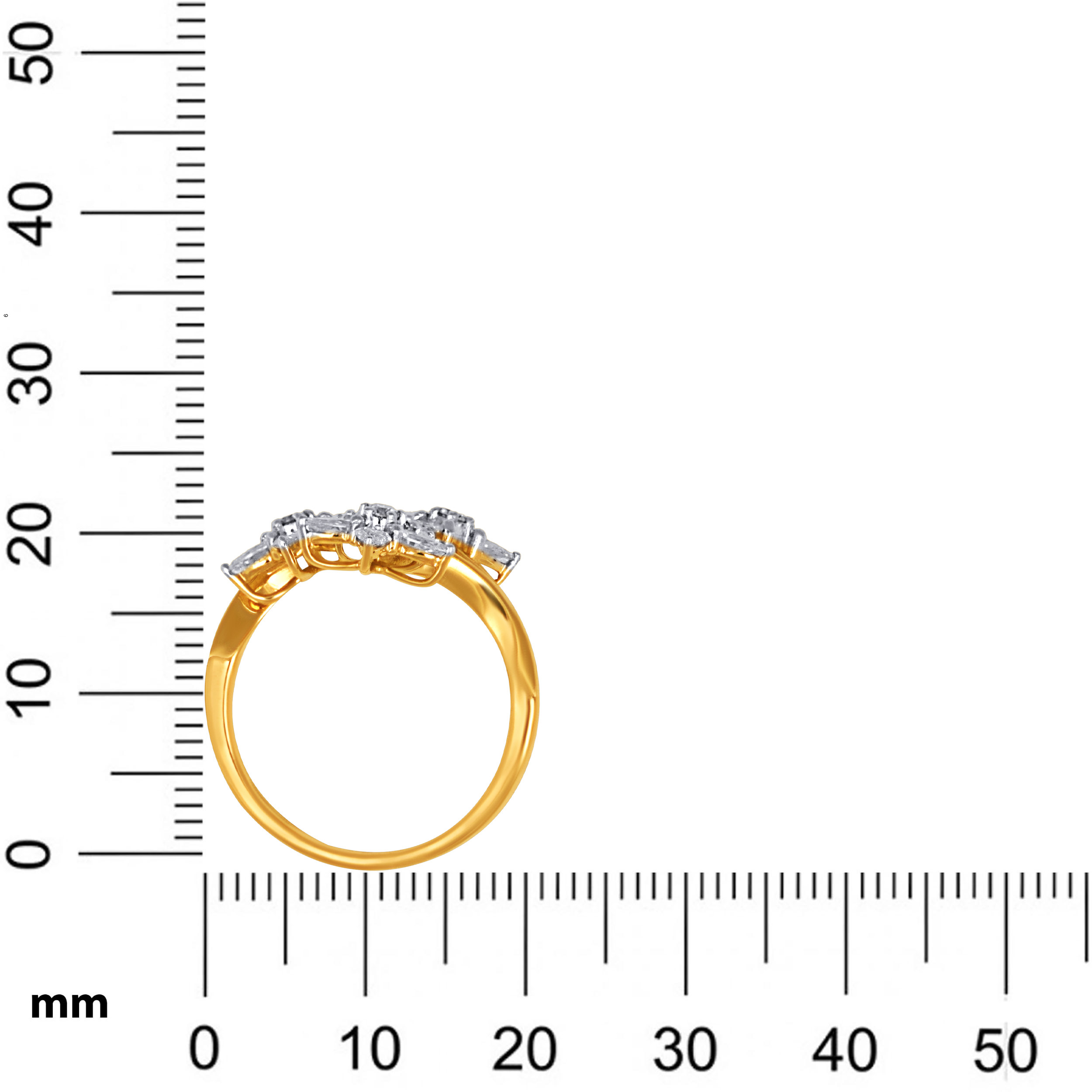 Triple Flora Diamond Ring image