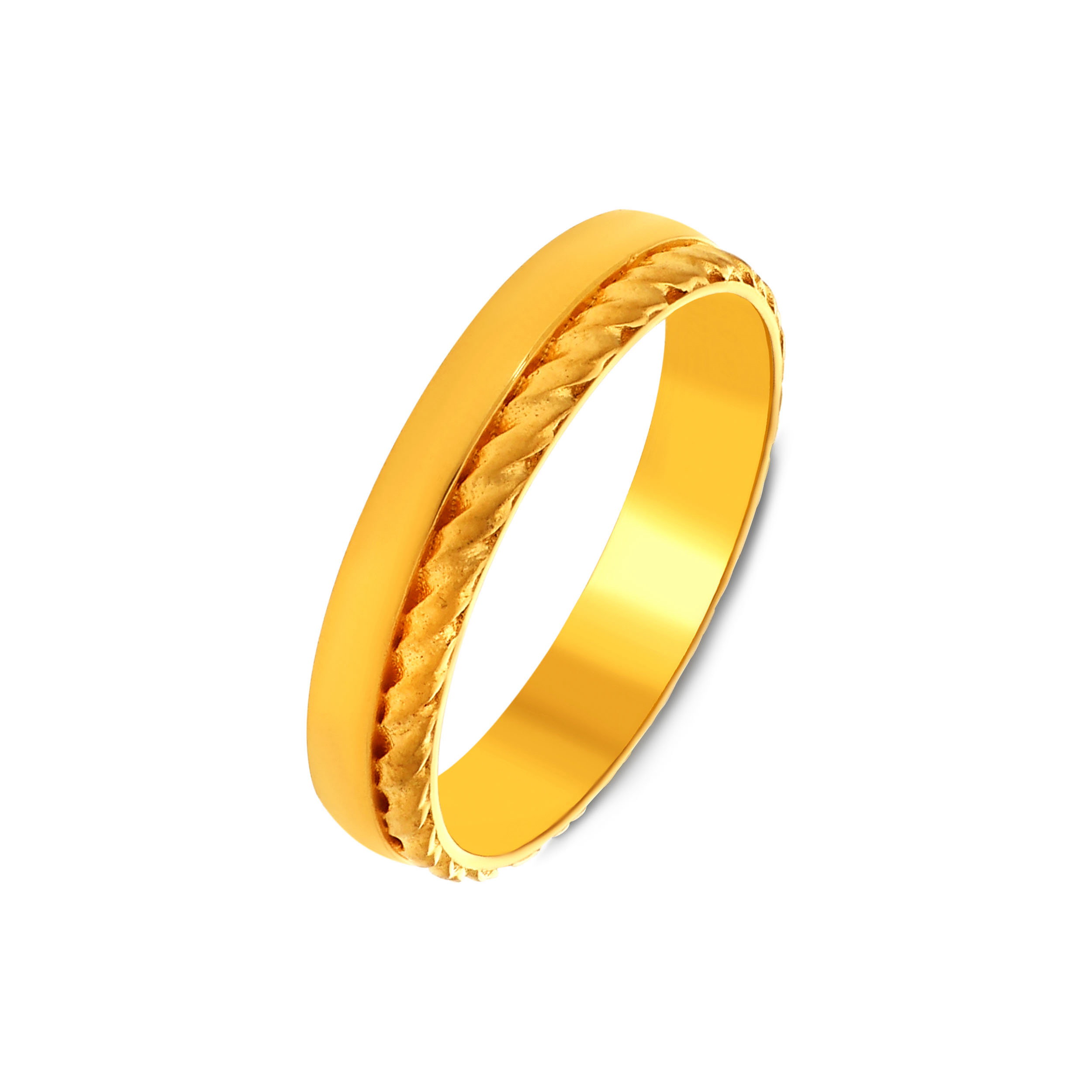 22K Yellow Gold Band Ring-GLR-SAD0005747 - Senco Gold and Diamonds