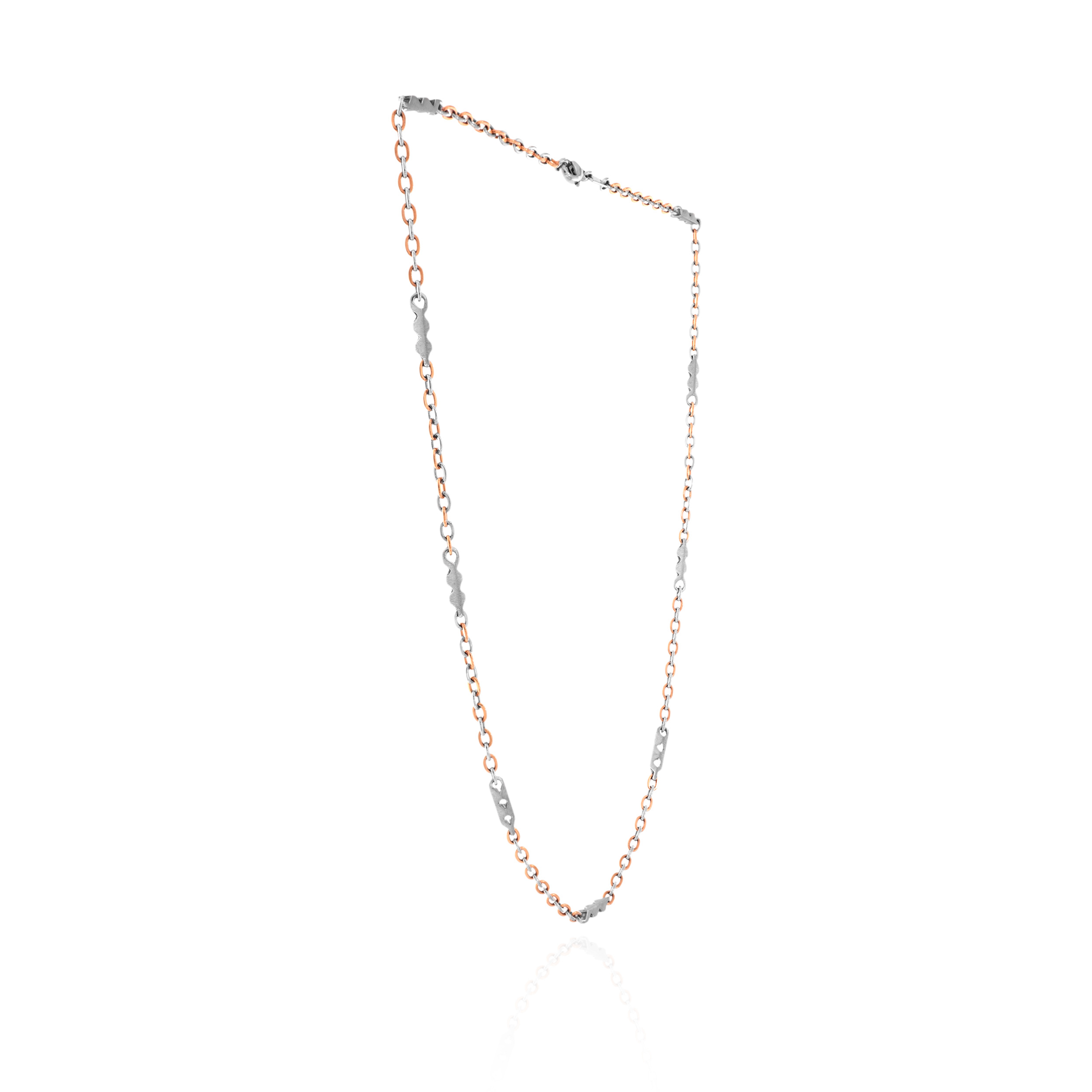 Core Link Men's Platinum Gold Chain - Senco Gold and Diamonds