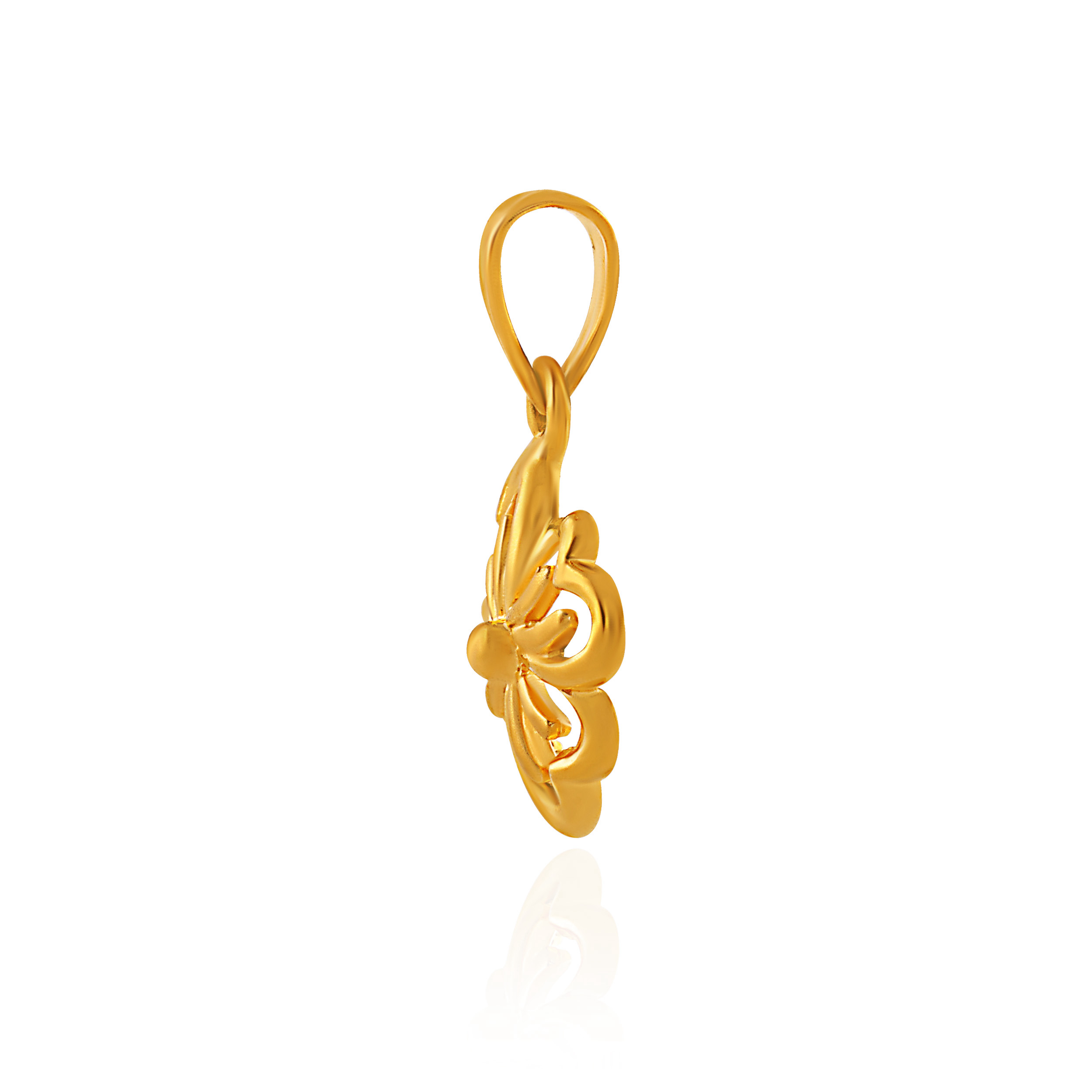 Blossom Bond Gold Rakhi Pendant - Senco Gold and Diamonds