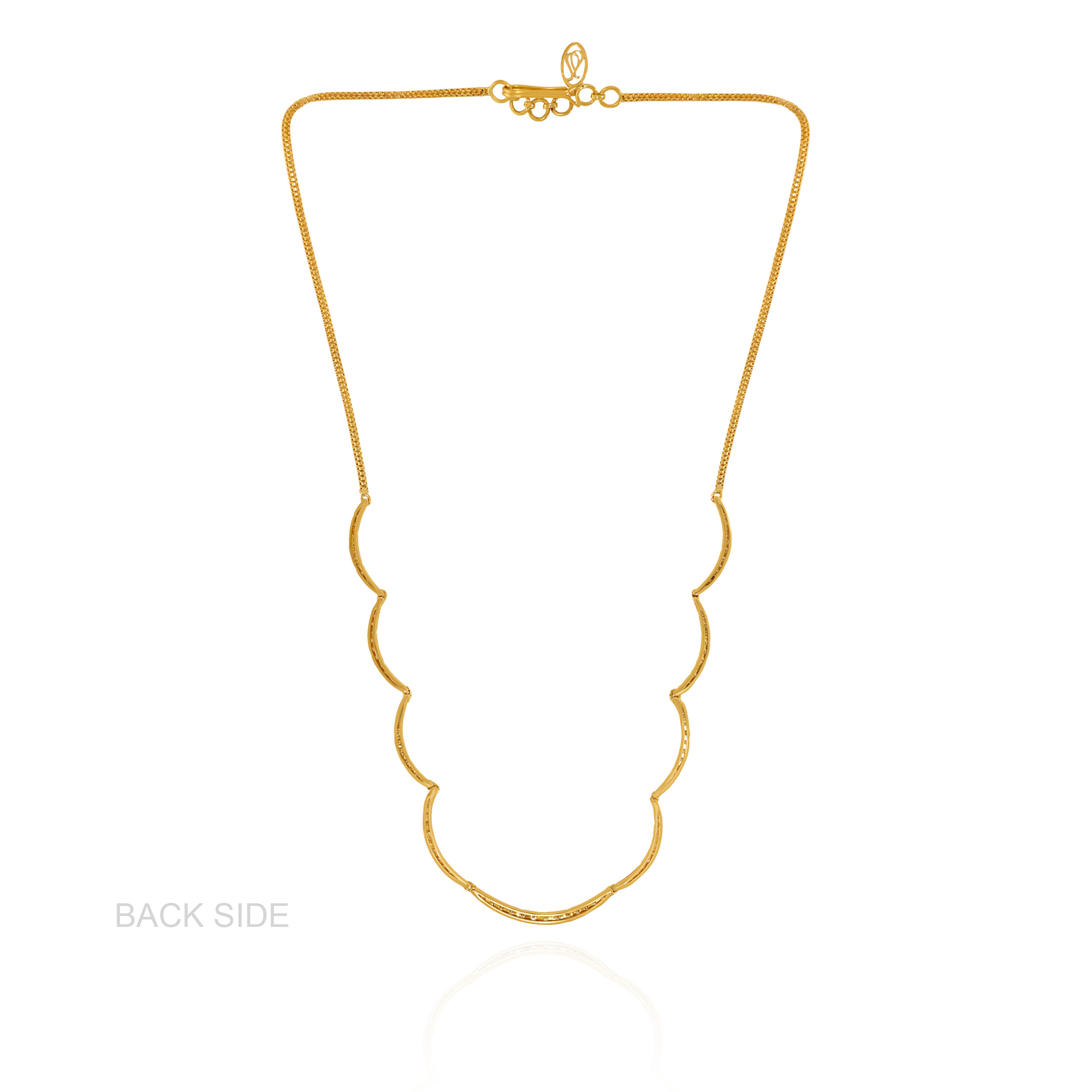 Riviera Scallop Diamond Necklace - Senco Gold and Diamonds