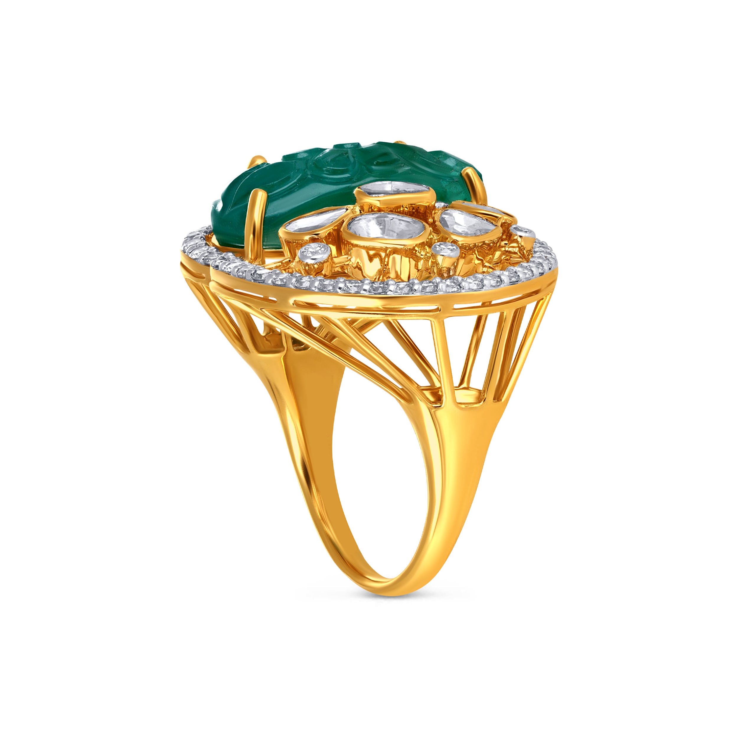 Vintage Majesty Polki Diamond Ring alternate view 2