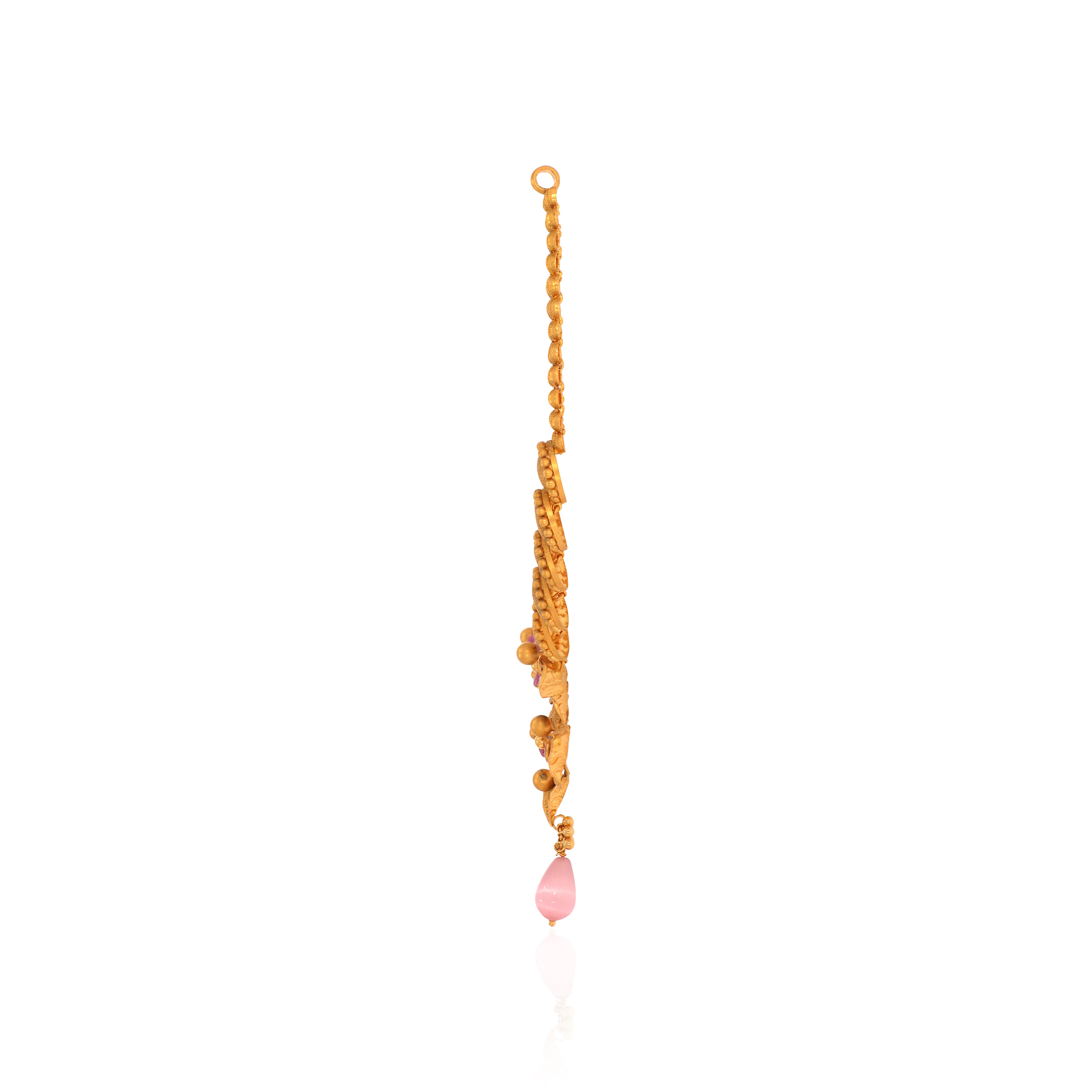 22K Yellow Gold Antique Kundan Necklace-GN-D000779666 - Senco Gold and Diamonds