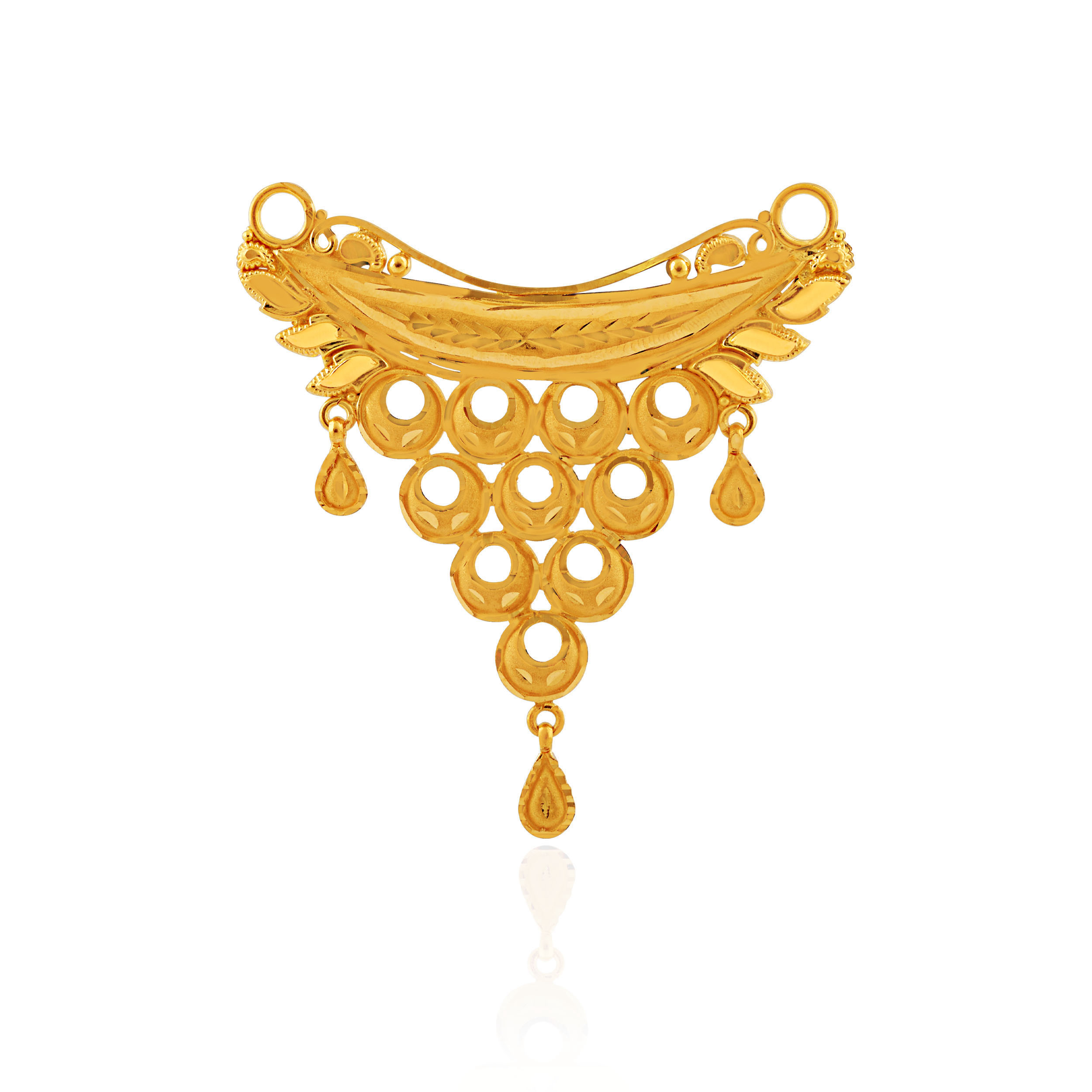 Dewdrop Cascade Gold Pendant - Senco Gold and Diamonds