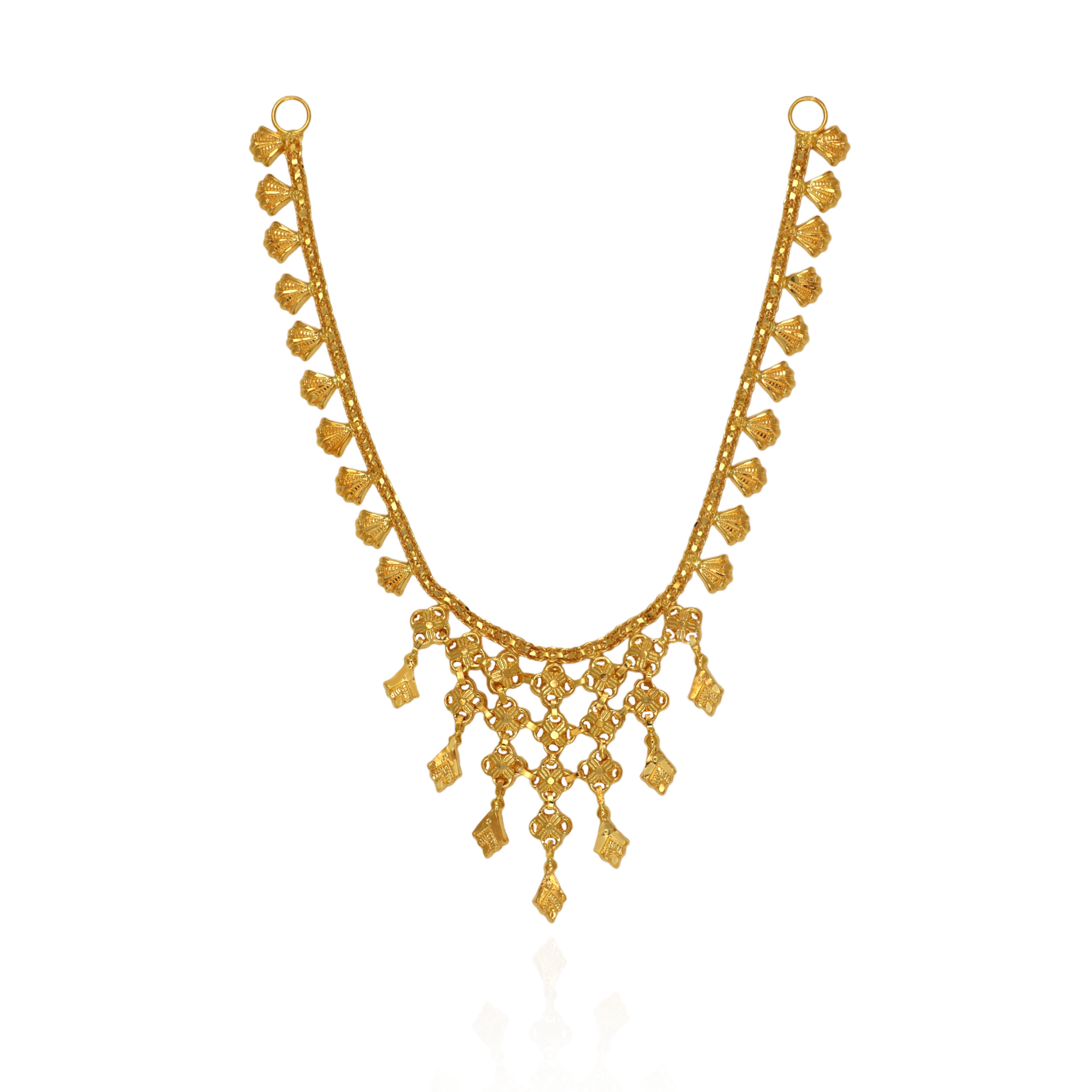 Ornate Drape Gold Necklace - Senco Gold and Diamonds