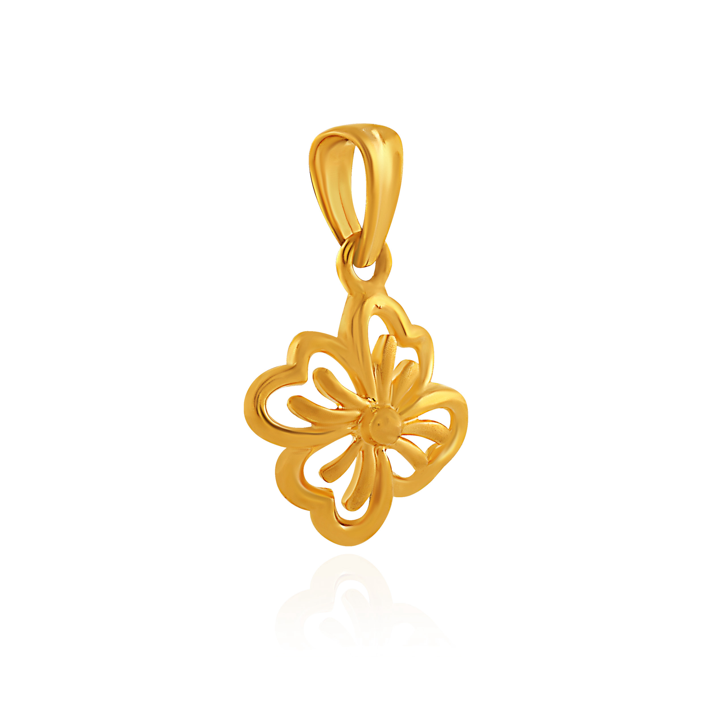 Blossom Bond Gold Rakhi Pendant - Senco Gold and Diamonds
