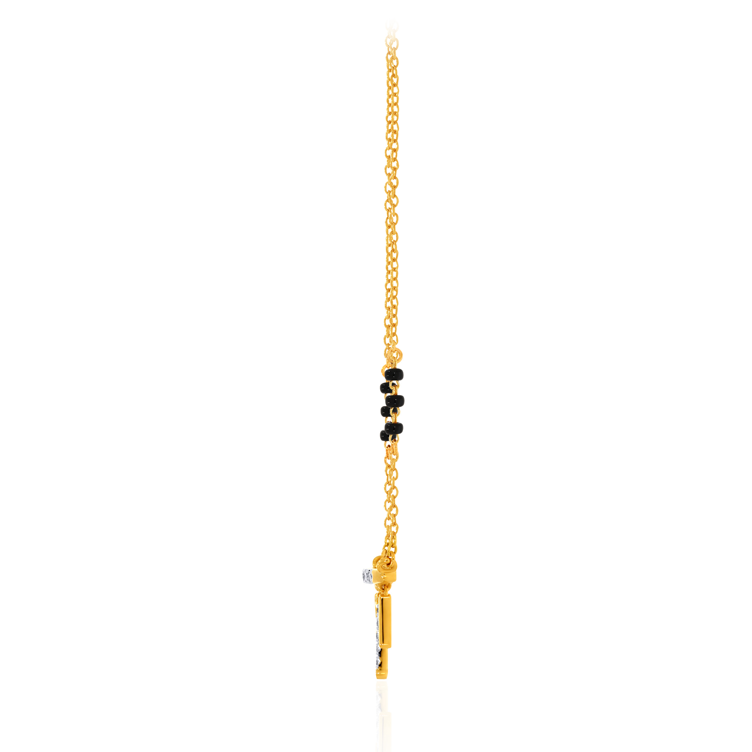 Cascading Bliss Diamond Mangalsutra - Senco Gold and Diamonds