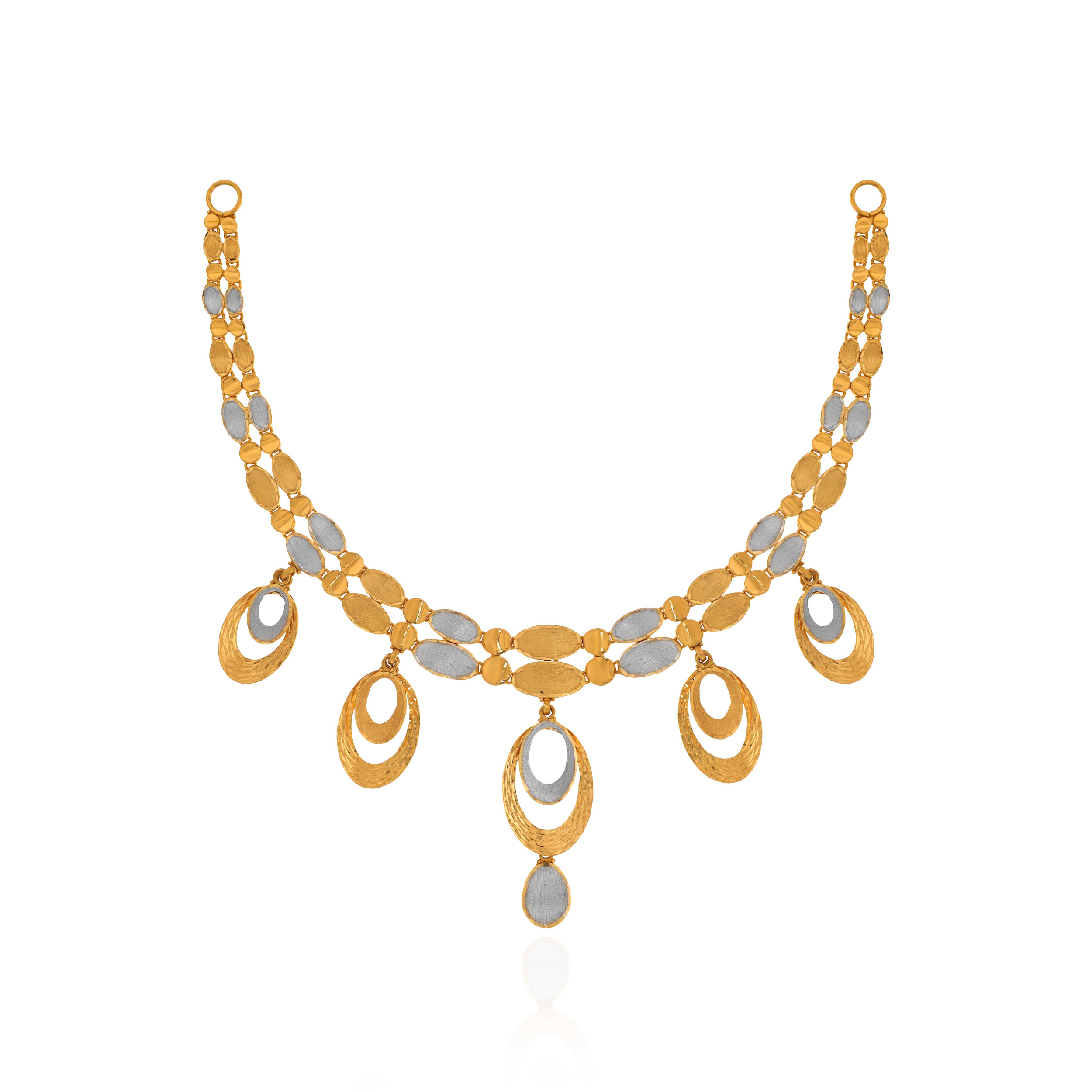 Rhythm & Hues Dual Tone Gold Necklace - Senco Gold and Diamonds