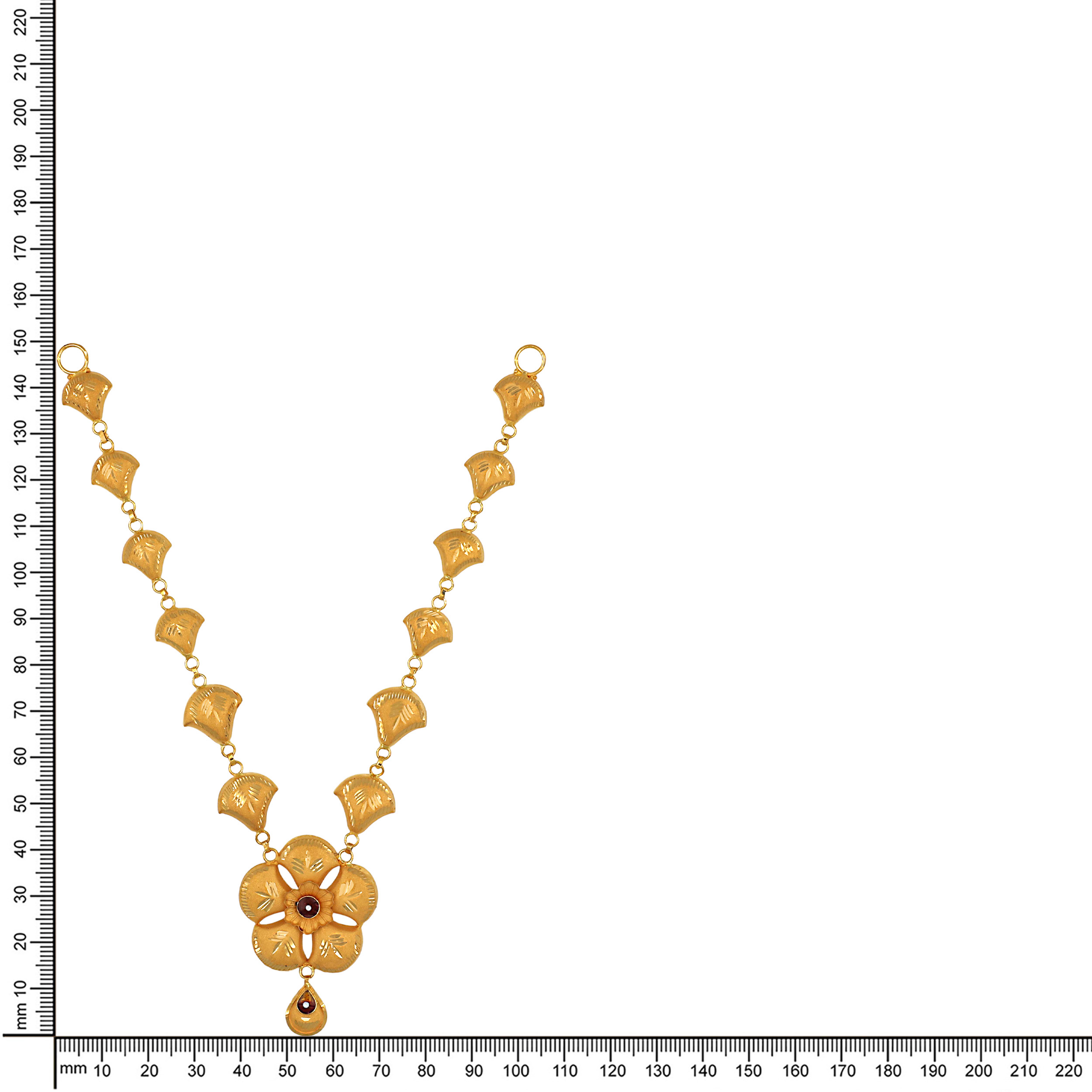 Meena Bloom Gold Necklace - Senco Gold and Diamonds