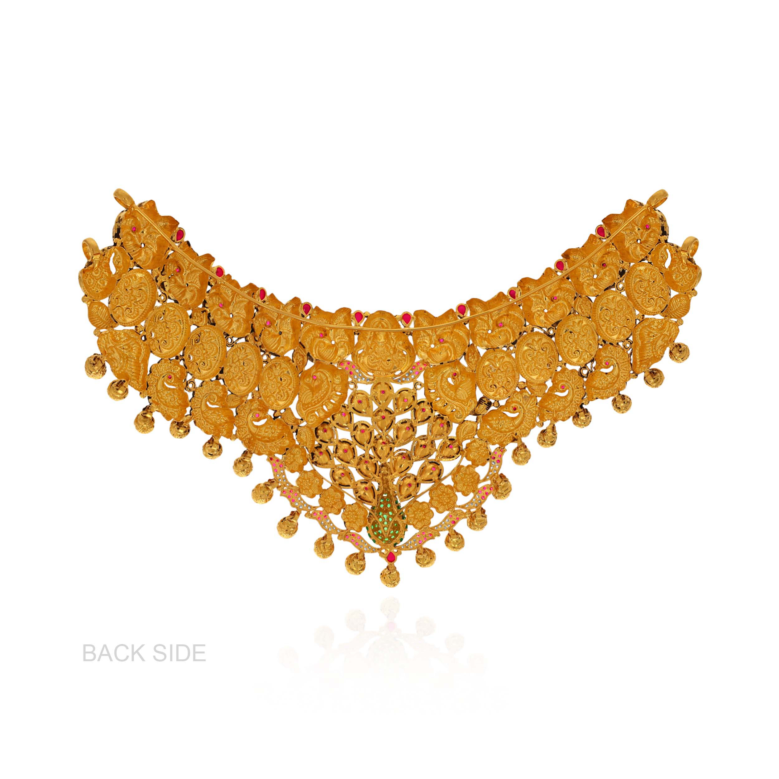 Darbar Glow Gold Choker - Senco Gold and Diamonds