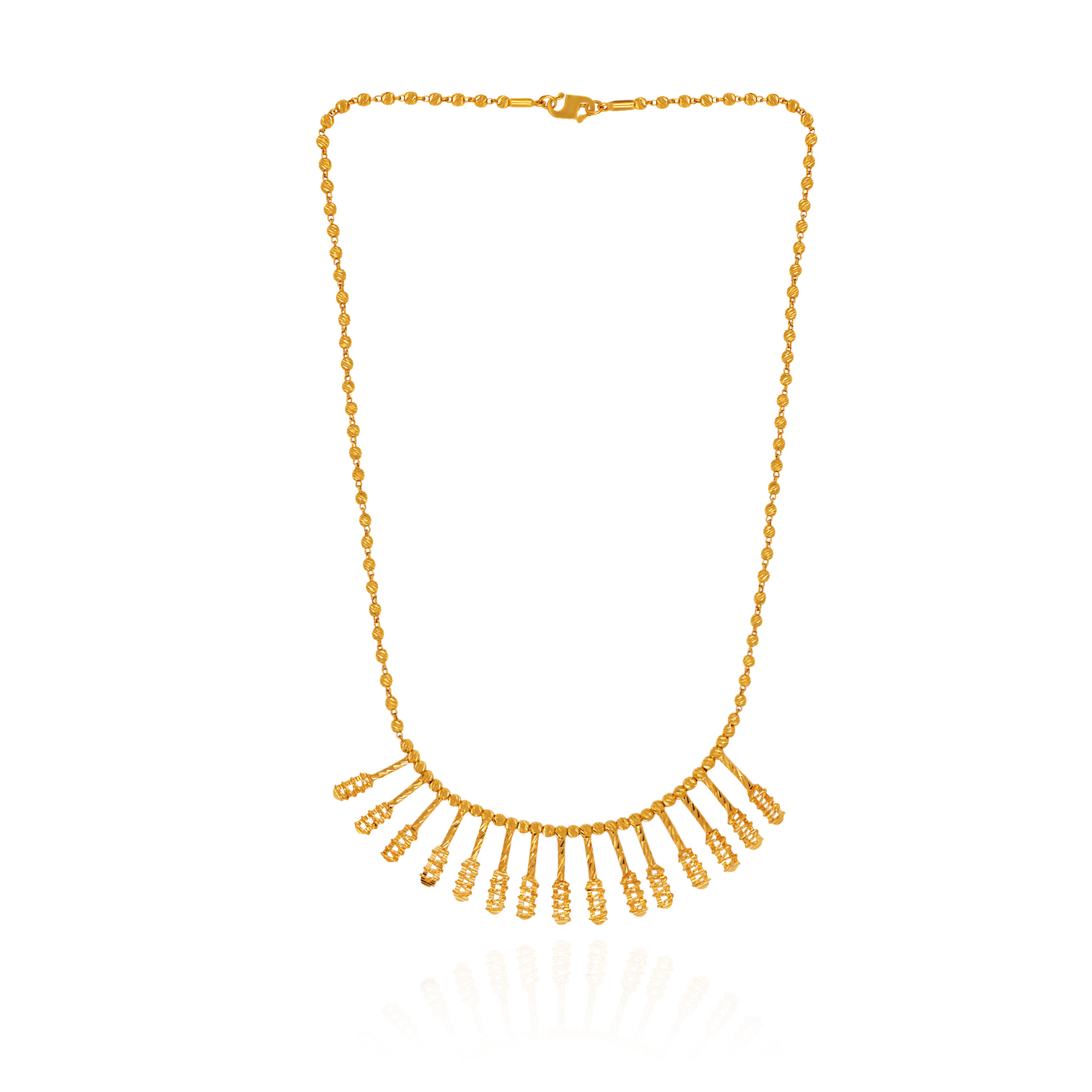 Radiant Fringe Gold Chain - Senco Gold and Diamonds