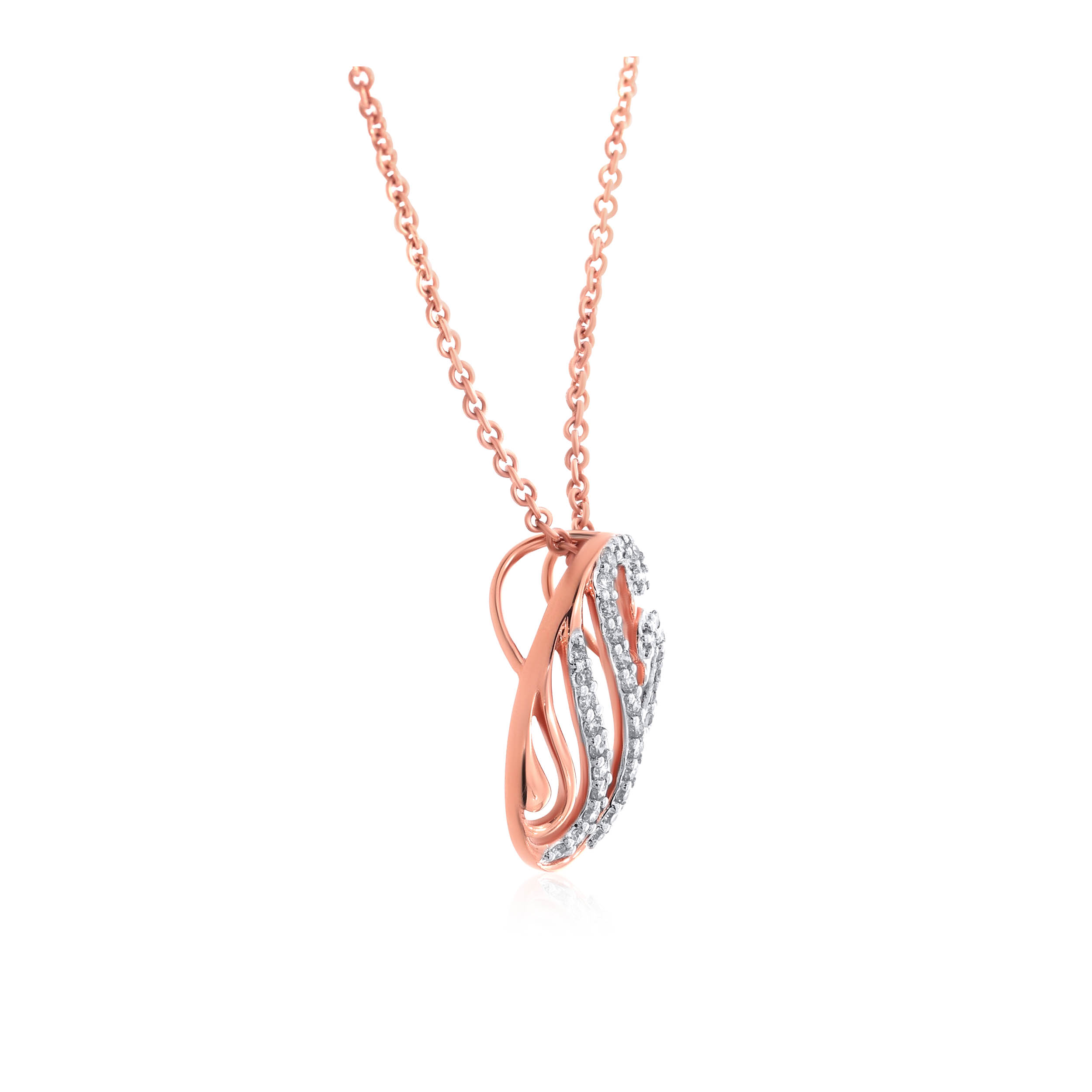 Eternal Bond Diamond Chain Pendant - Senco Gold and Diamonds