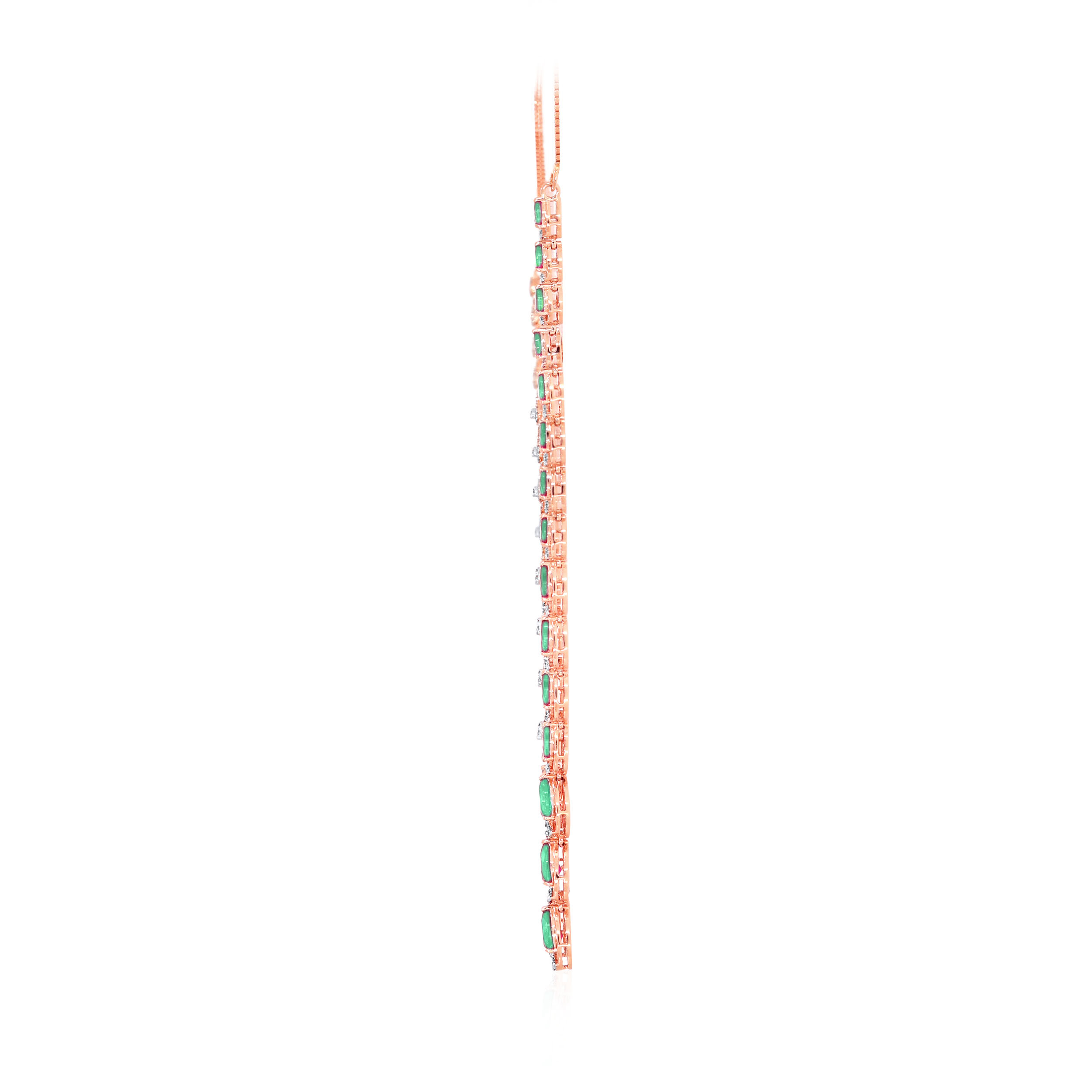 Sleek Duo Diamond Necklace - Senco Gold and Diamonds