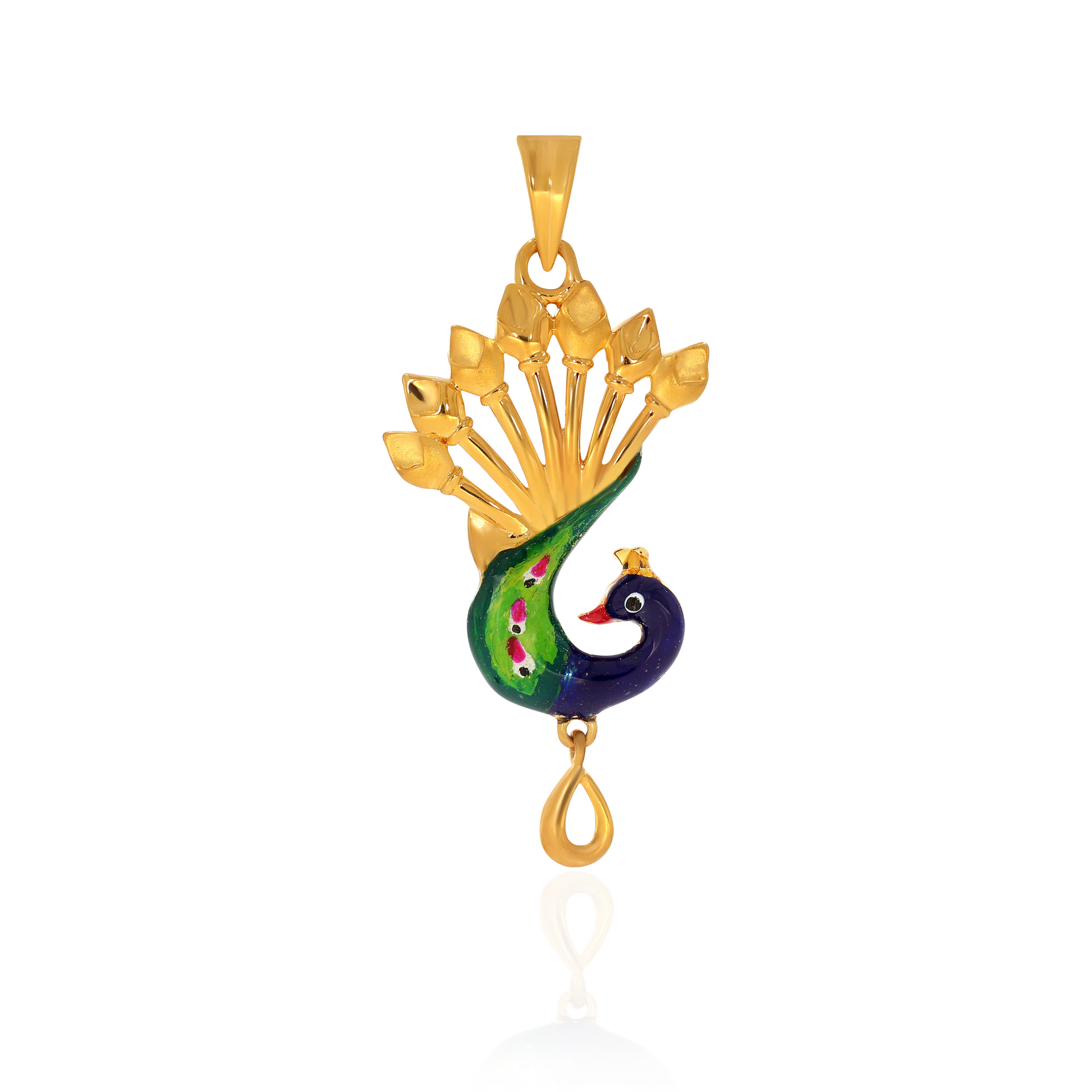 22K Yellow Gold Pendant-GPN-D000788221 - Senco Gold and Diamonds