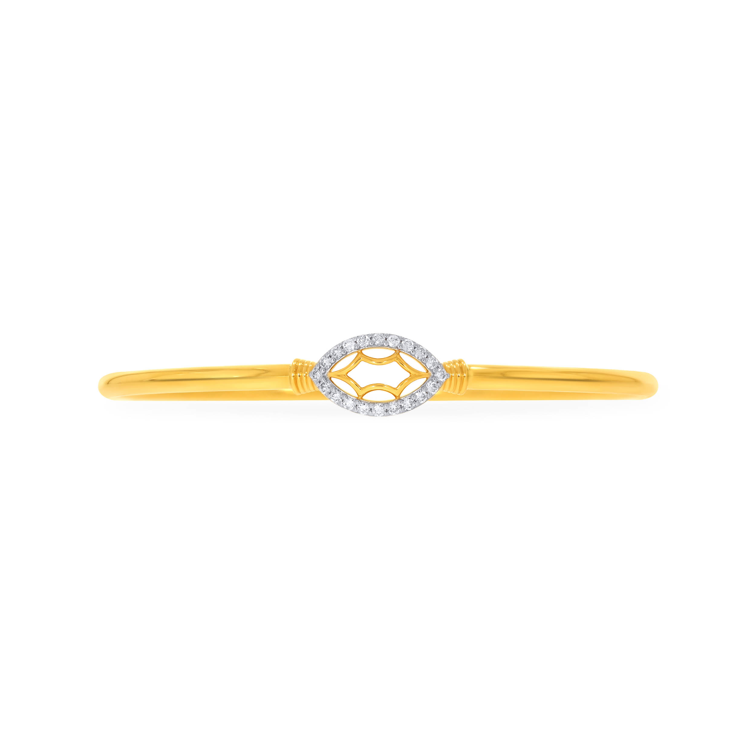 Shiny Vision Diamond Noa Bangle - Senco Gold and Diamonds
