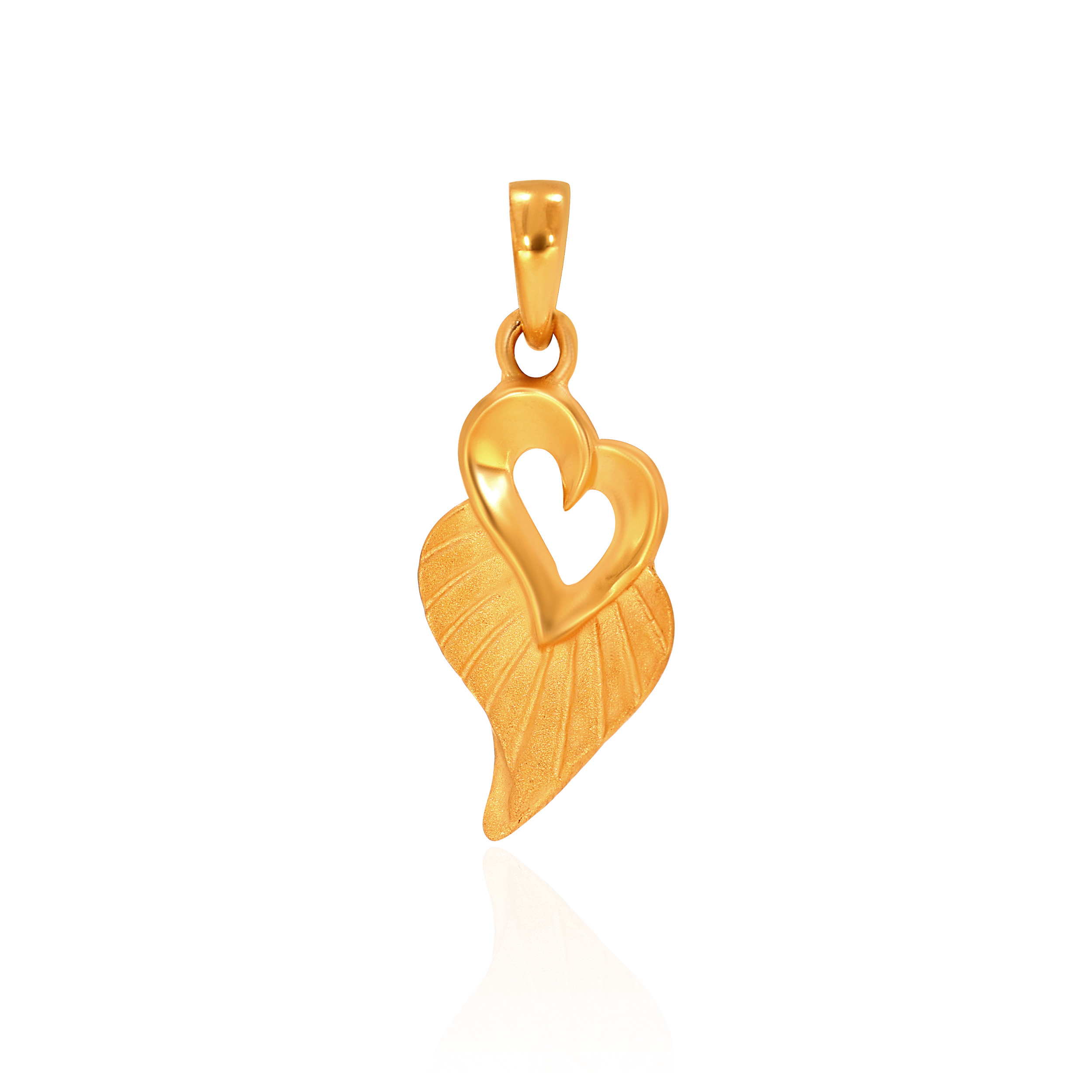 Nature's Heart Gold Pendant - Senco Gold and Diamonds