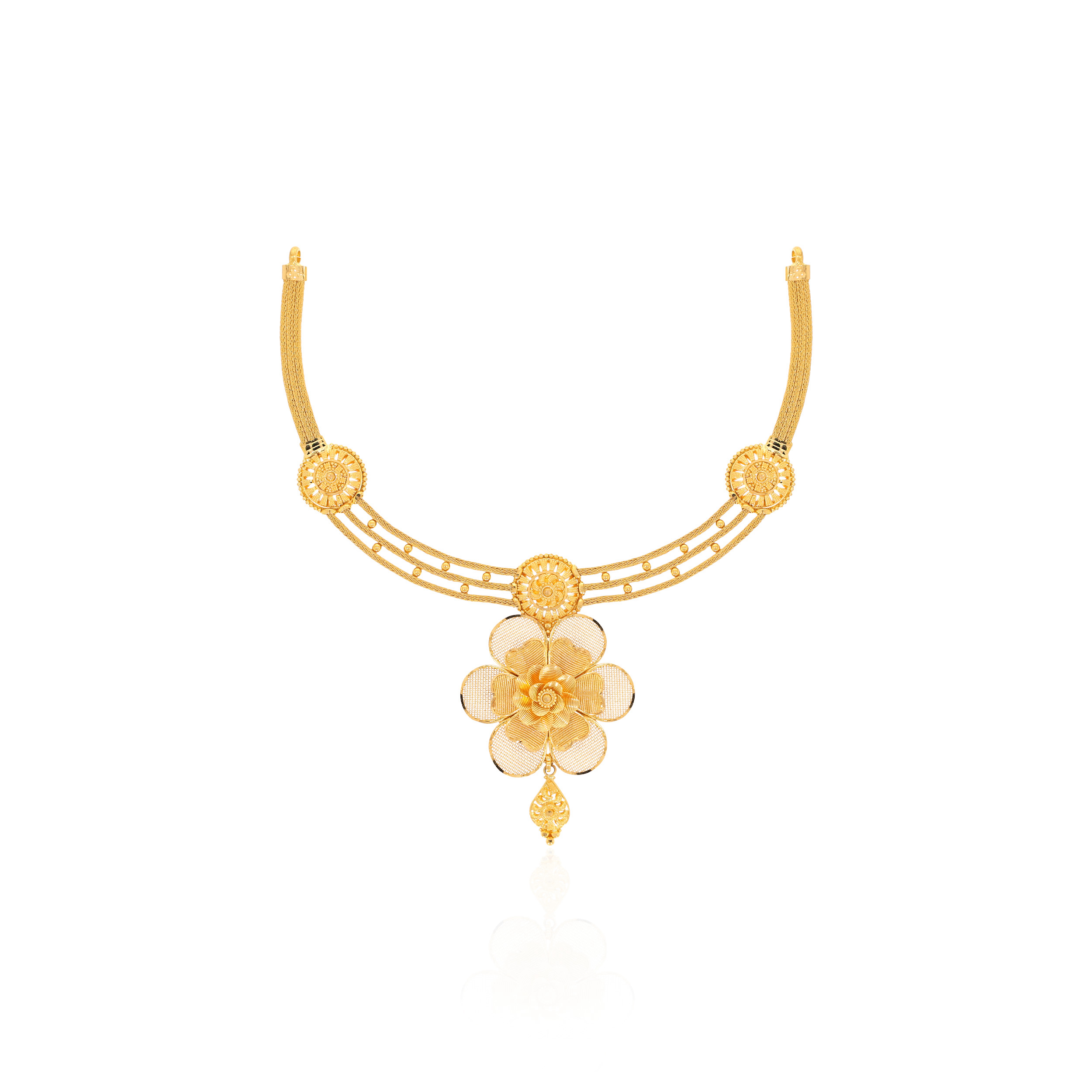 Orchid Whisper Gold Necklace - Senco Gold and Diamonds
