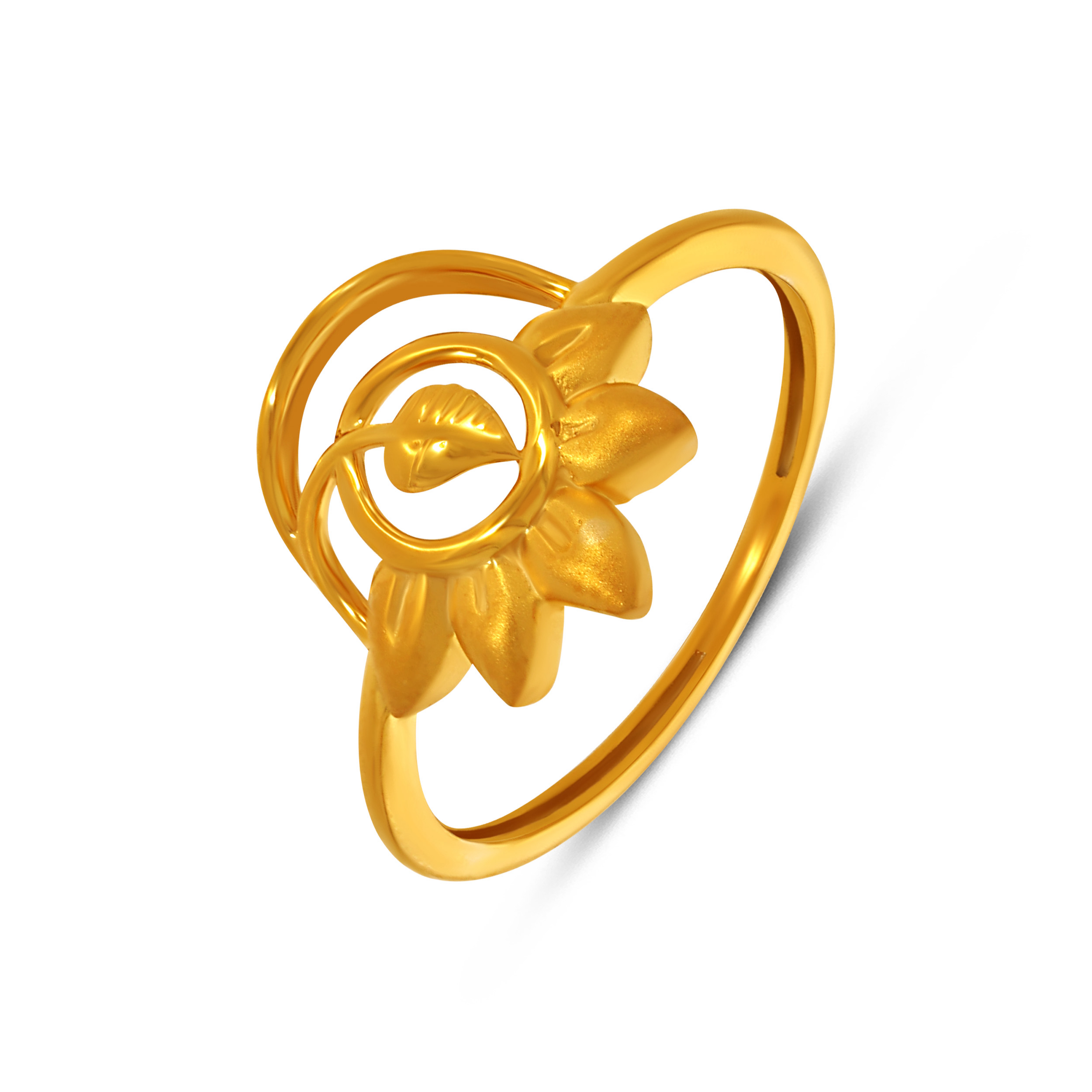 Ornate Botanical Gold Ring - Senco Gold and Diamonds