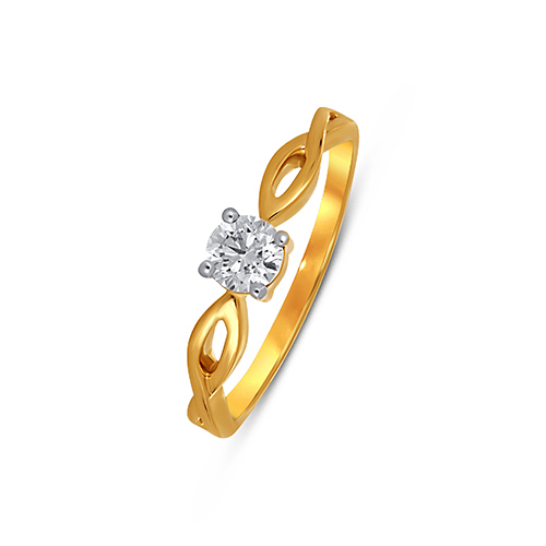 Promise Knot Solitaire Diamond Ring image