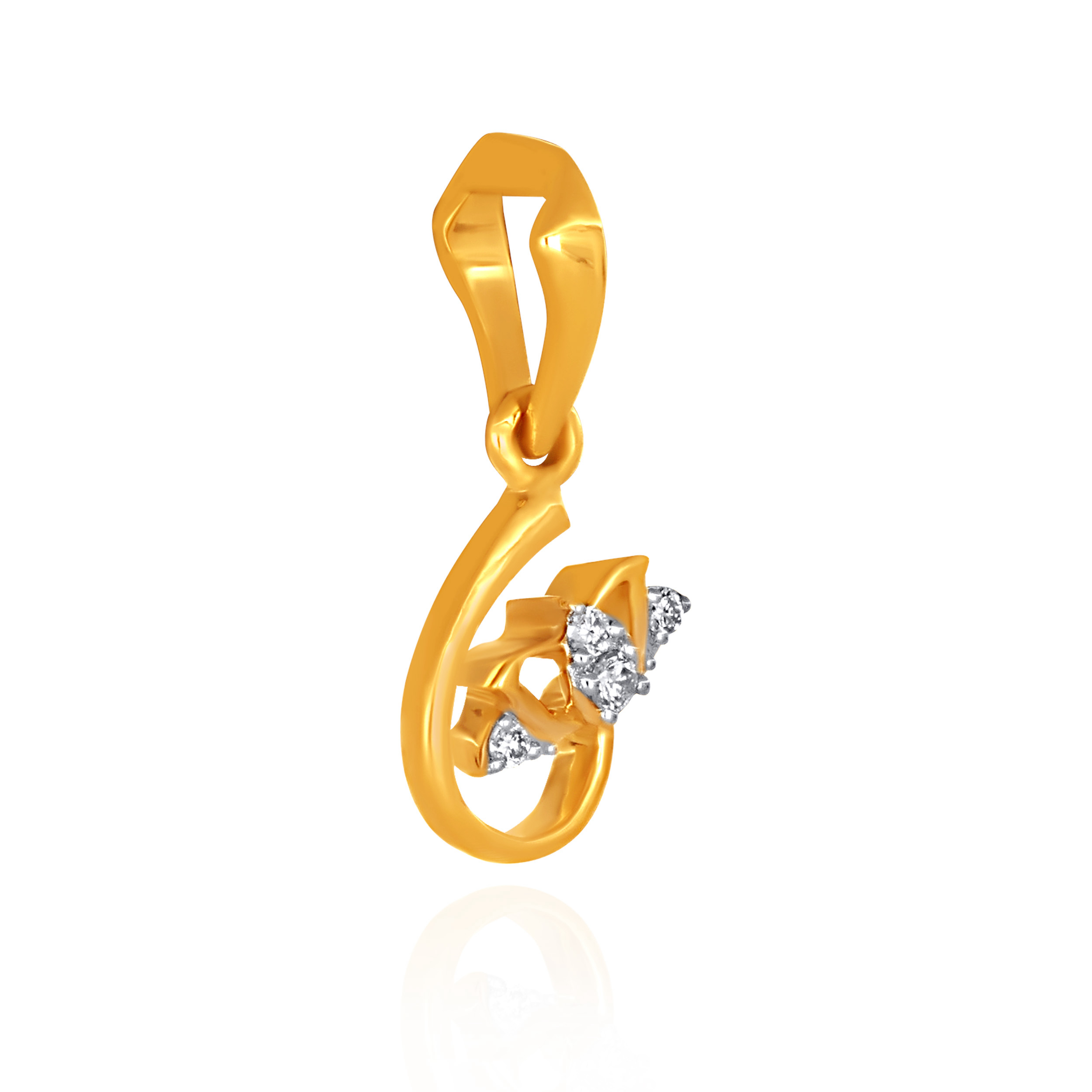 Trinity Petal Diamond Pendant - Senco Gold and Diamonds