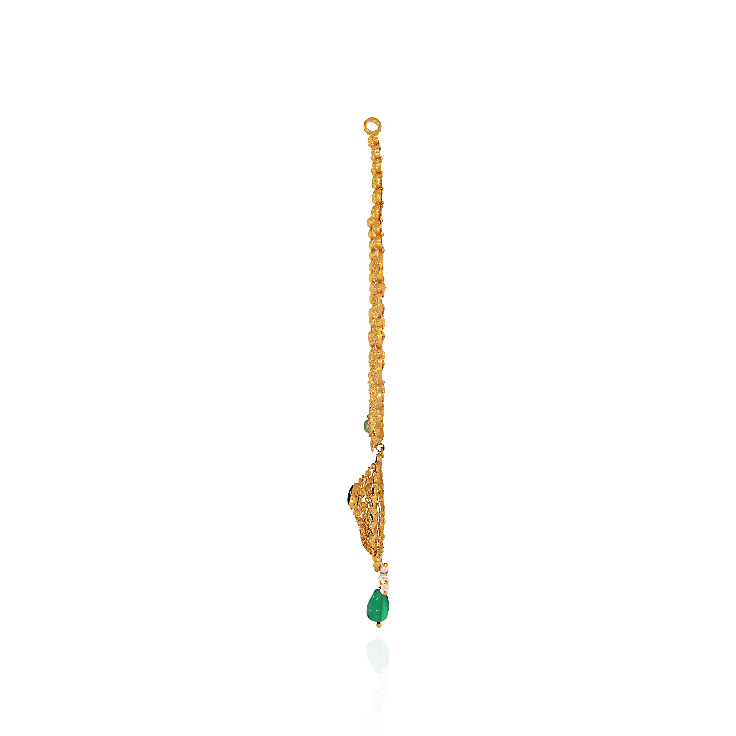 Heritage Glow Kundan Gold Necklace - Senco Gold and Diamonds