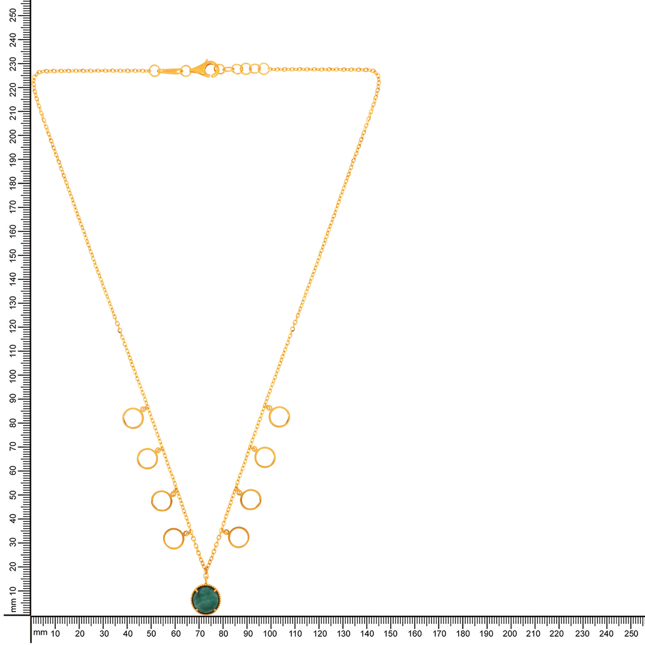Elegant Orbs Gold Chain - Senco Gold and Diamonds