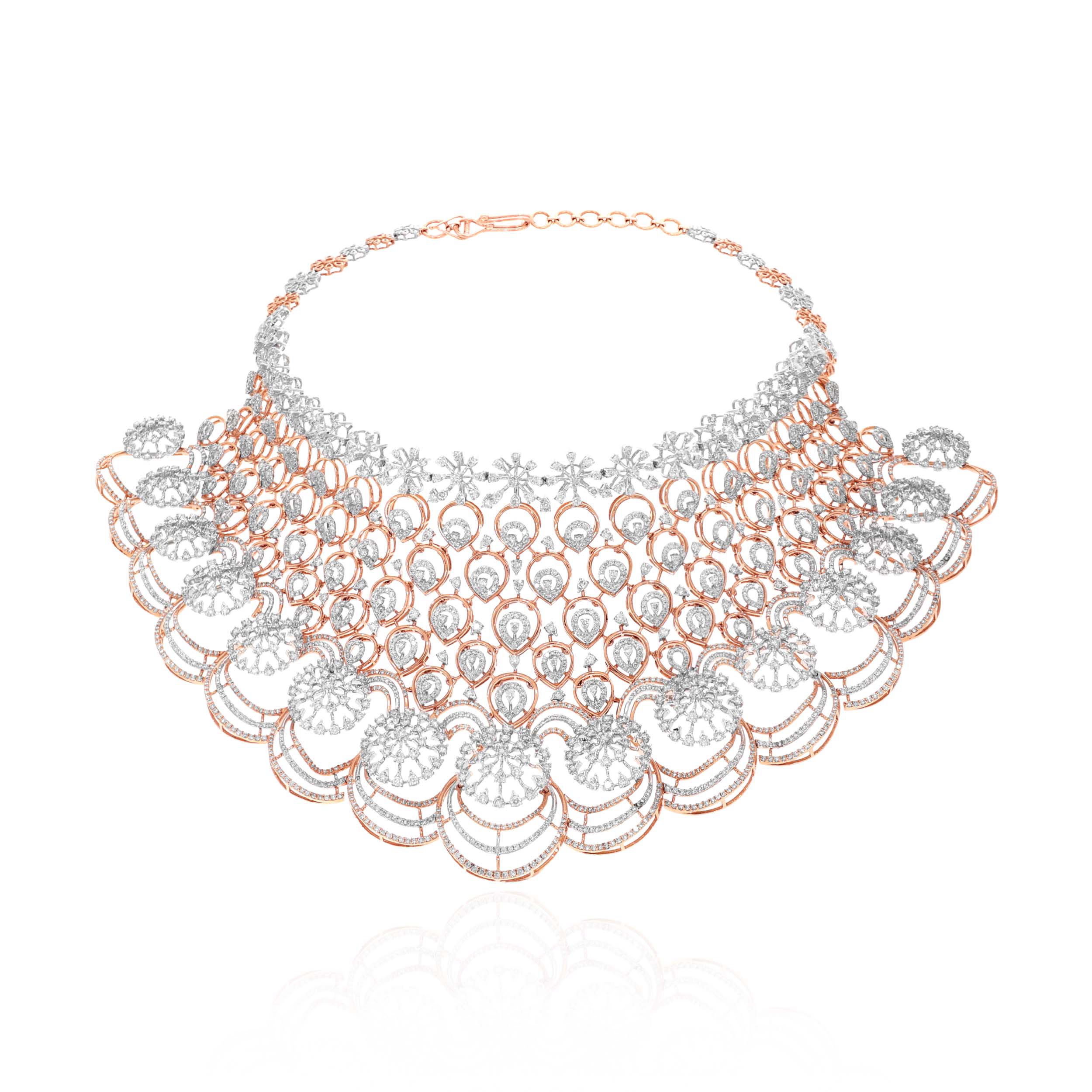 Aurora Royal Diamond Choker - Senco Gold and Diamonds