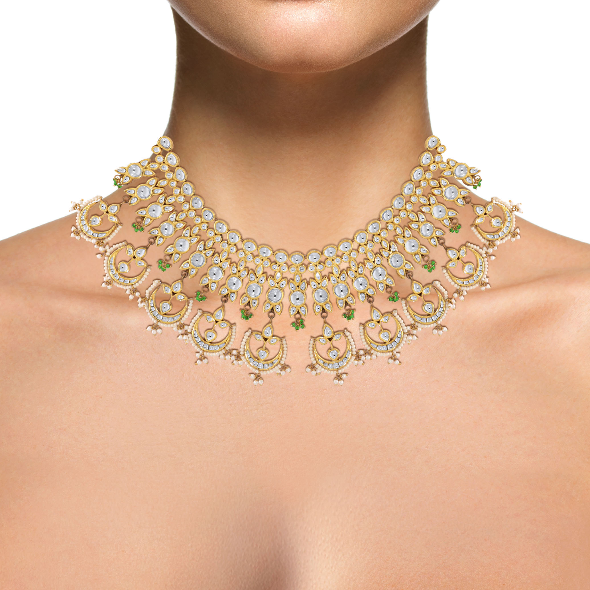 22K Yellow Gold Necklace-GN-SAD0003478 - Senco Gold and Diamonds